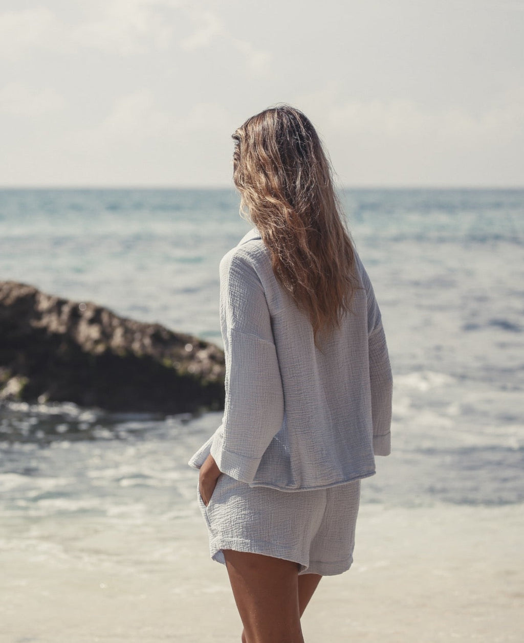 Echo Boy Short - Baby Blue