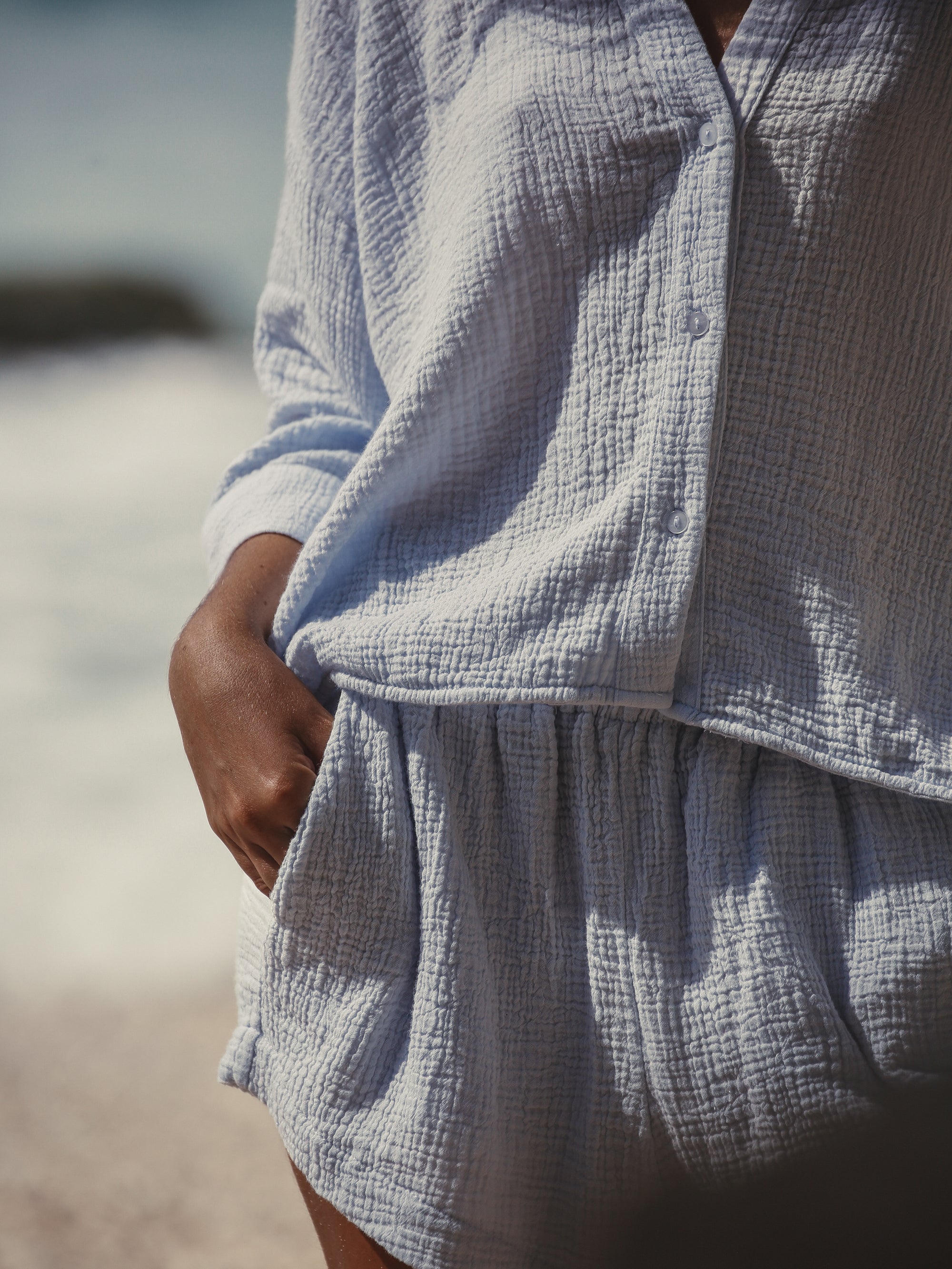 Echo Boy Short - Baby Blue