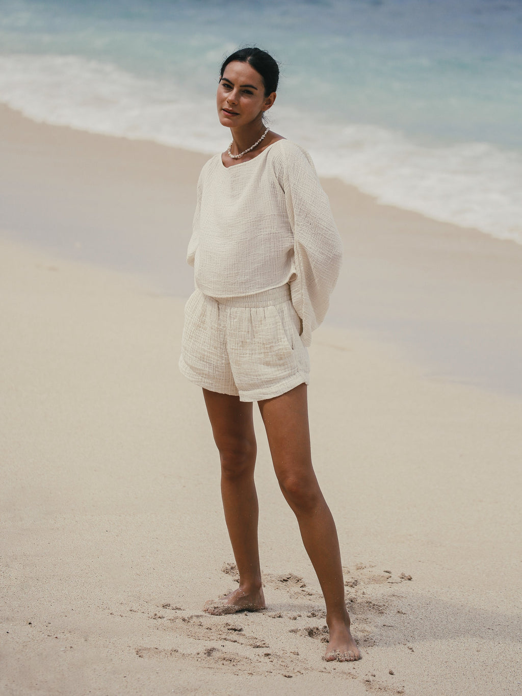 Echo Boy Short - Gold Stripes