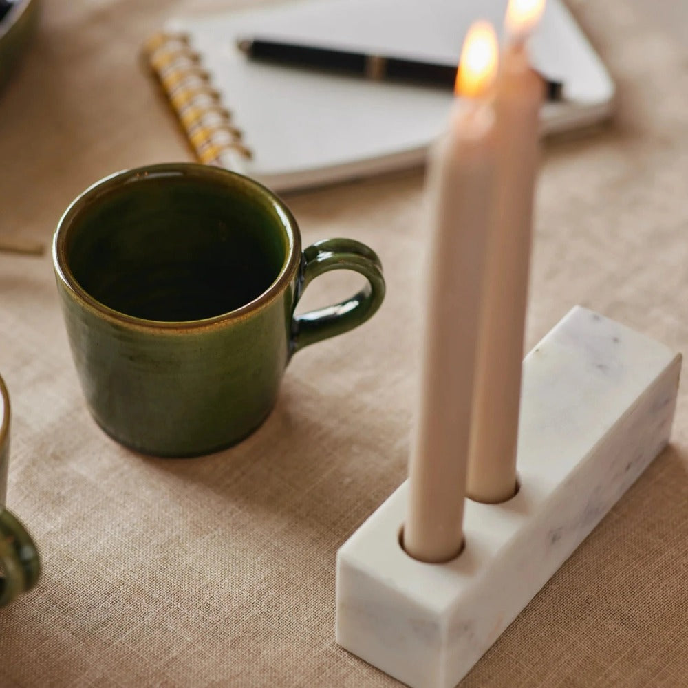 Marble Double Candle Holder
