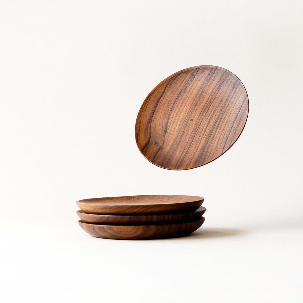 Teak Coasters Set of 4