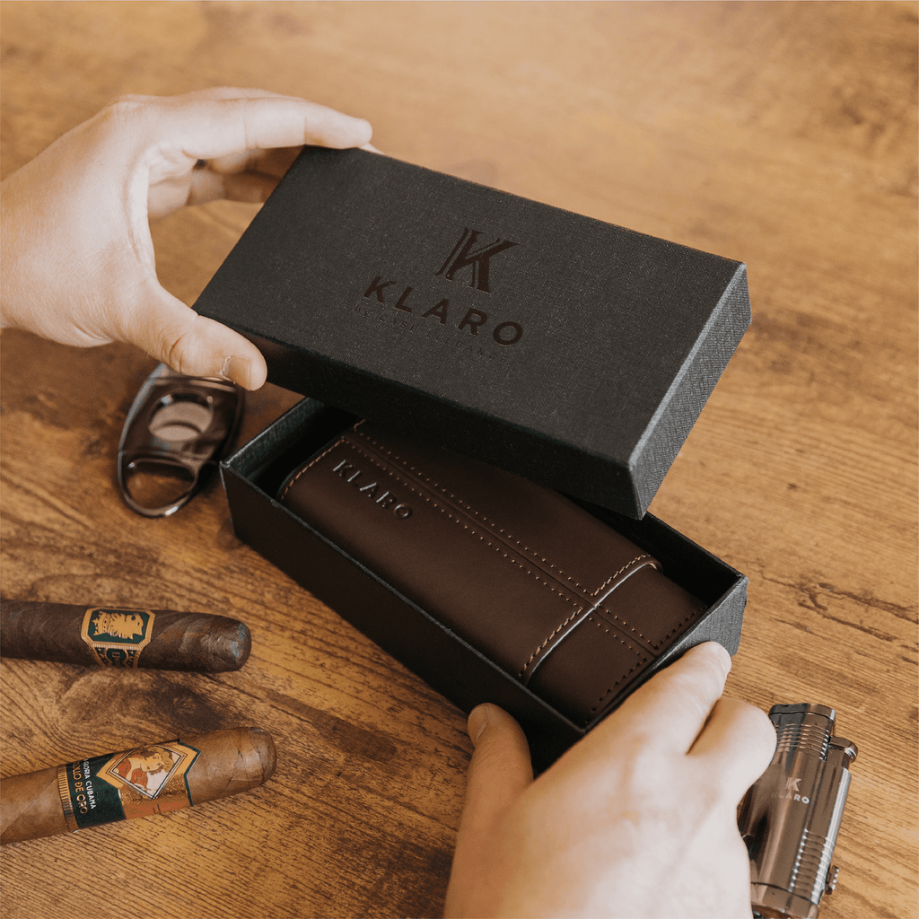 Premium 3 Cigar Travel Case