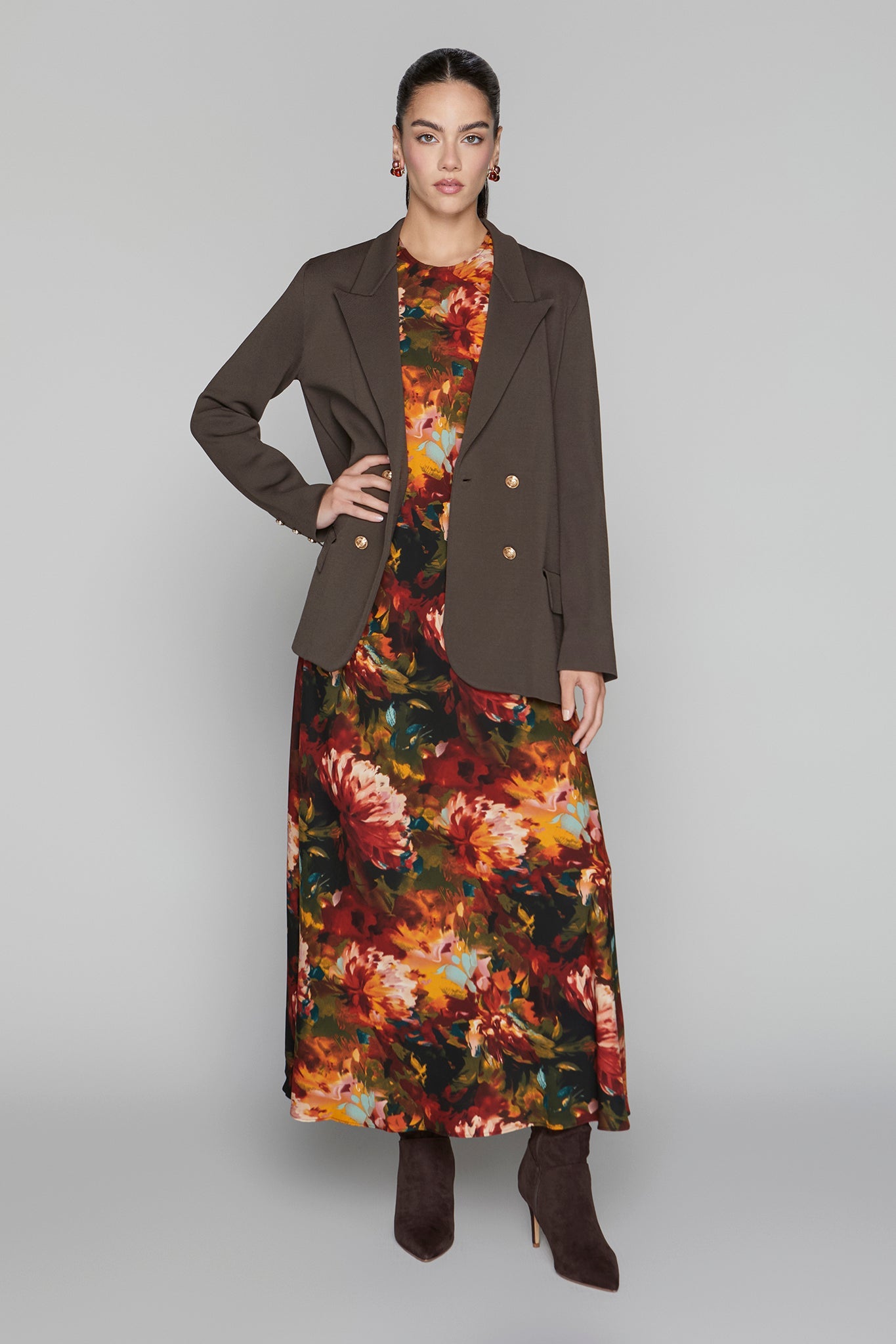 Darby Blazer in Cocoa