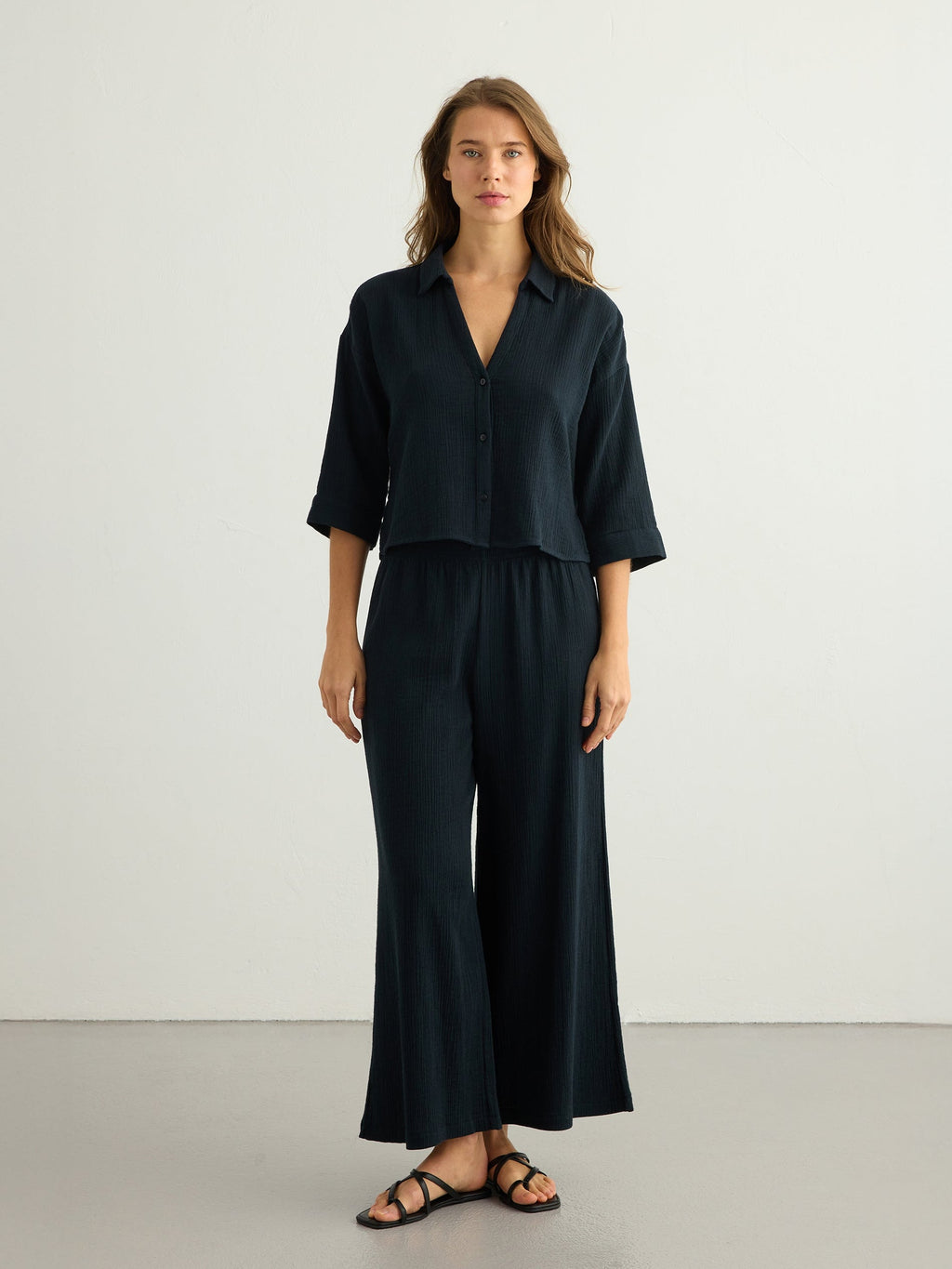 Aura Mini Shirt - Black
