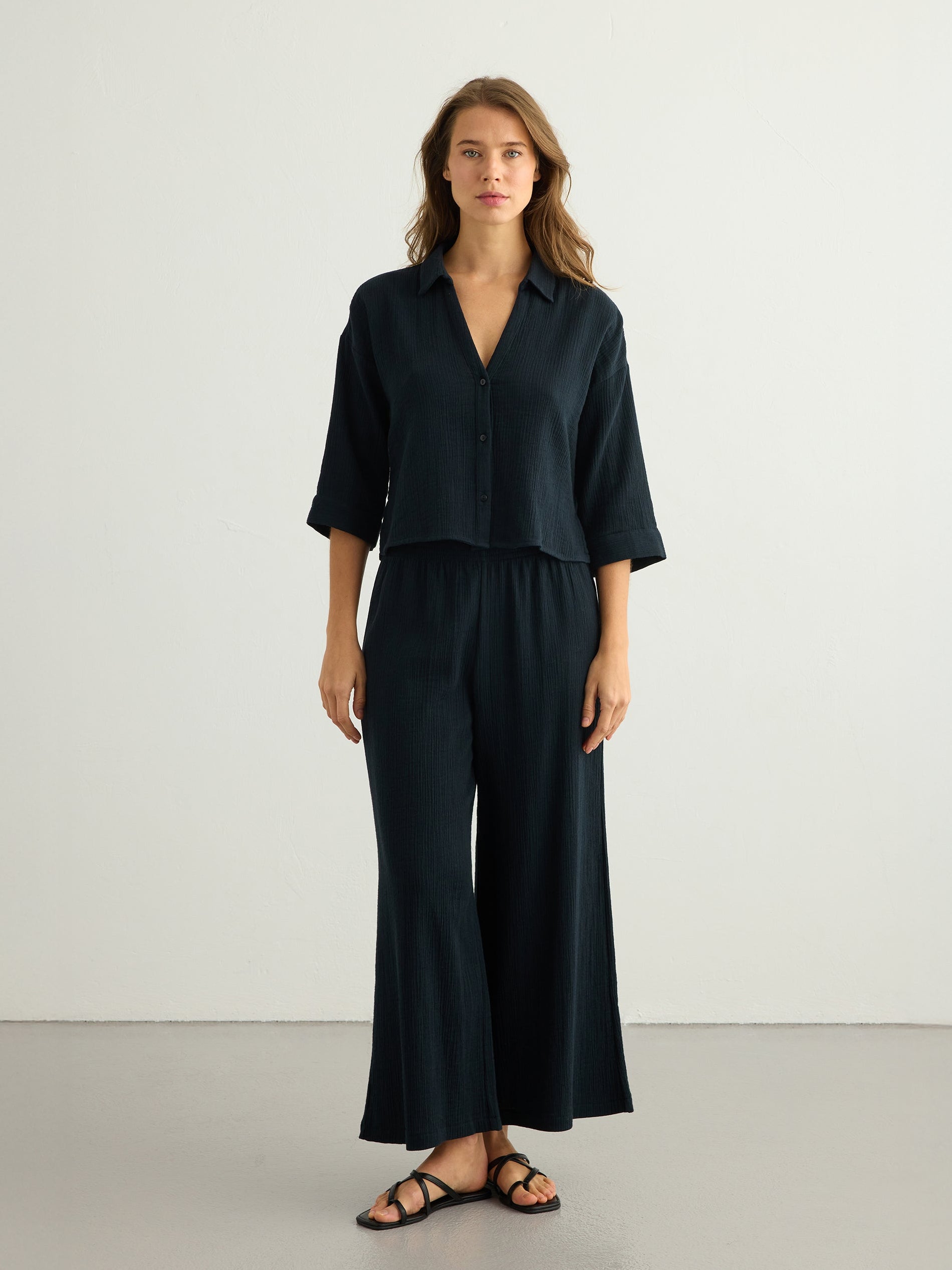 Aura Mini Shirt - Black