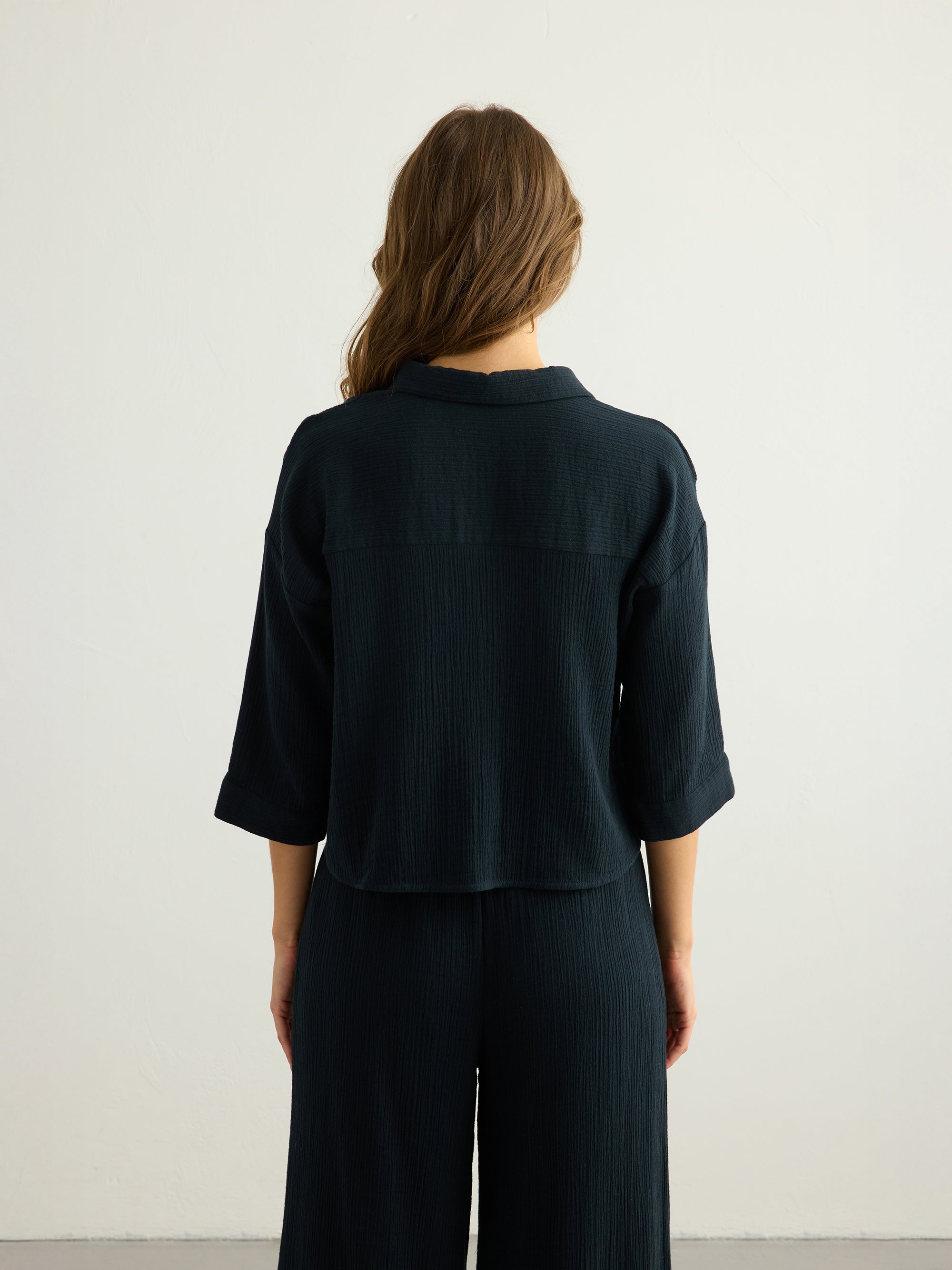 Aura Mini Shirt - Black