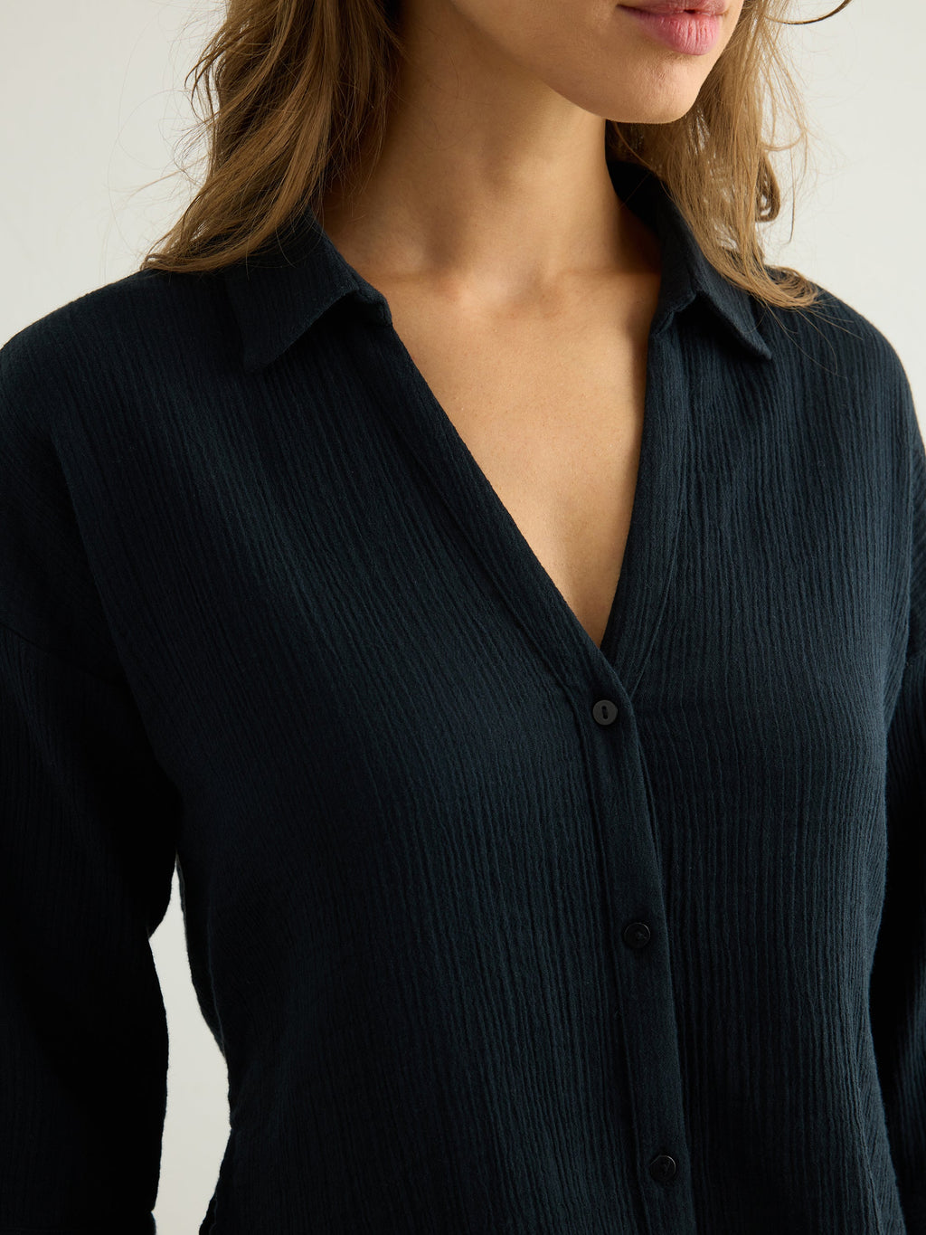 Aura Mini Shirt - Black
