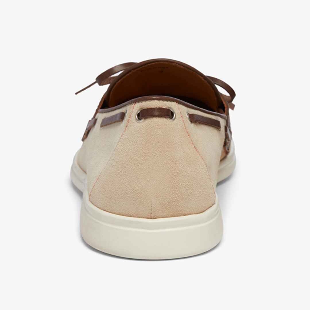 Men's Sandstone Suede Barca Yacht Loafer