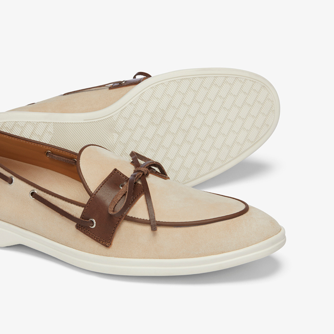 Men's Sandstone Suede Barca Yacht Loafer