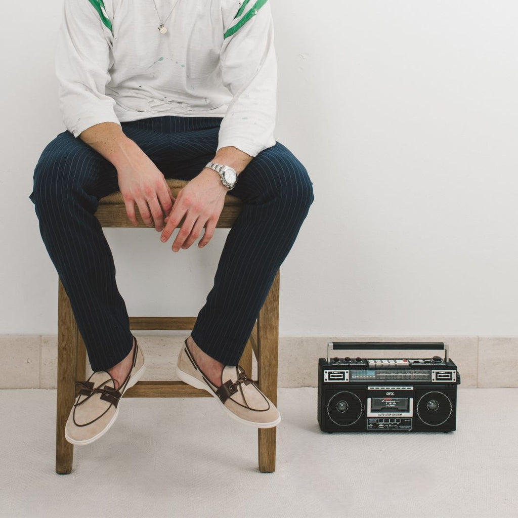 Men's Sandstone Suede Barca Yacht Loafer