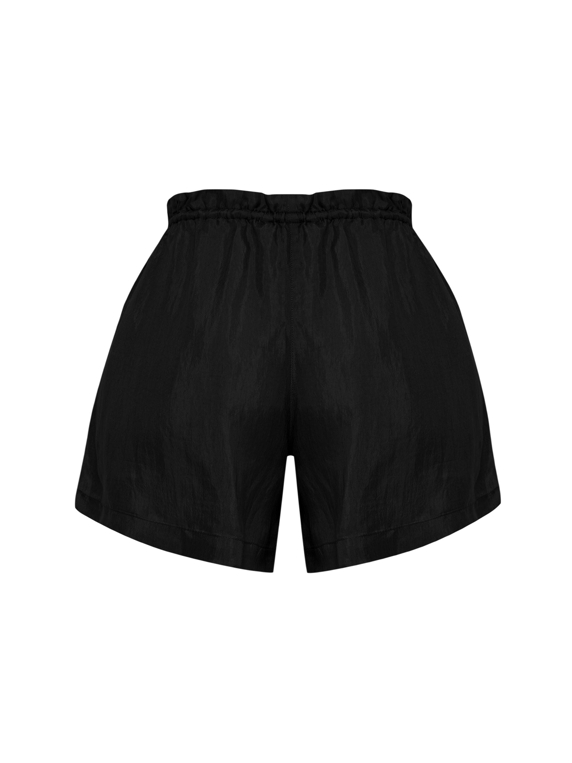 Lucid Flow Tie Shorts - Black