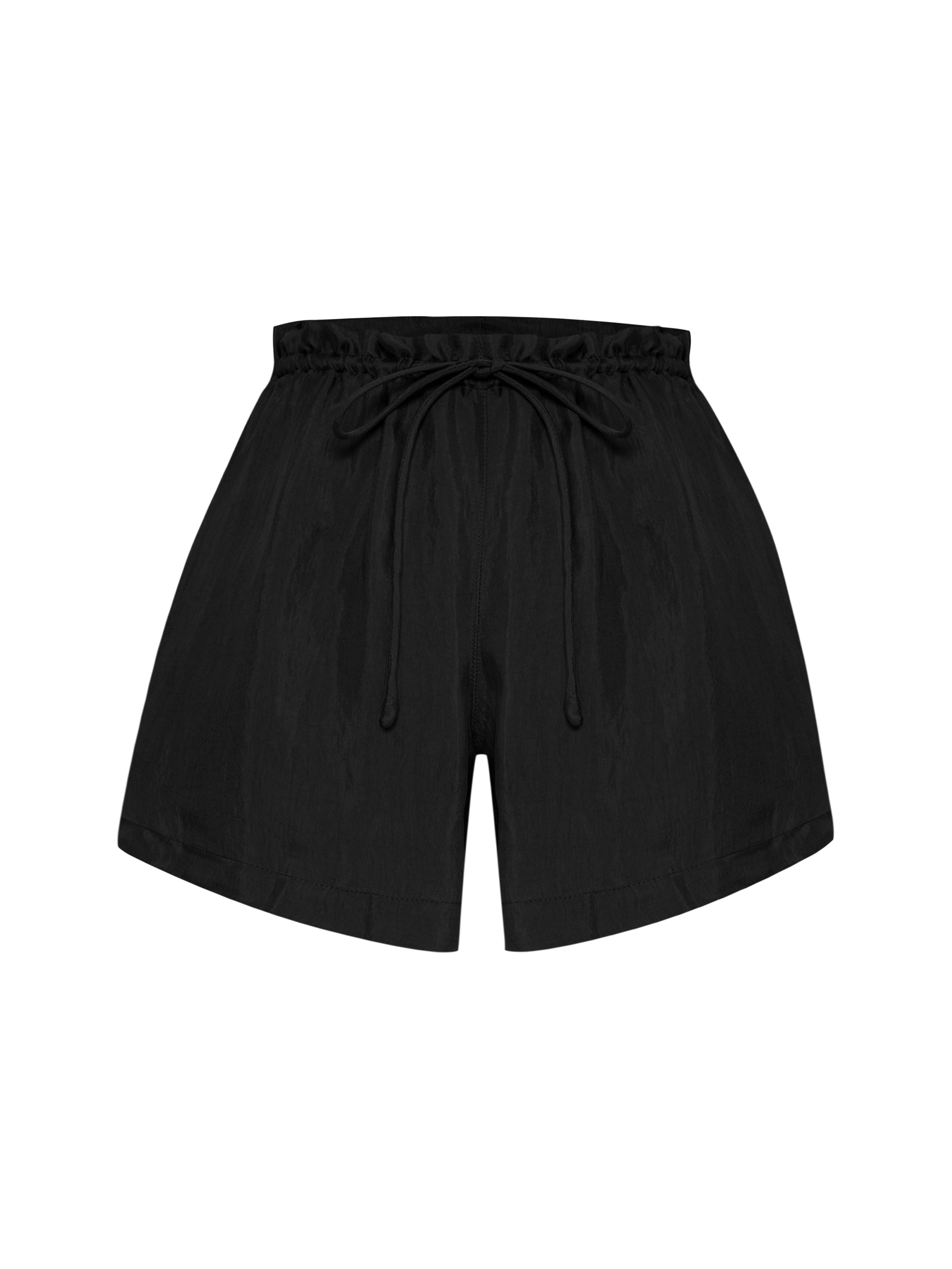 Lucid Flow Tie Shorts - Black