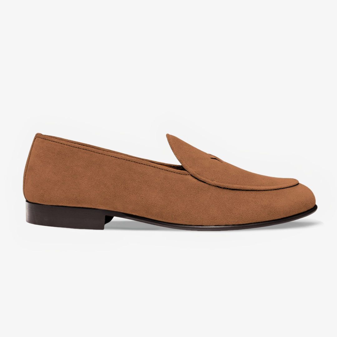 Men's Cognac Suede Milano Loafer