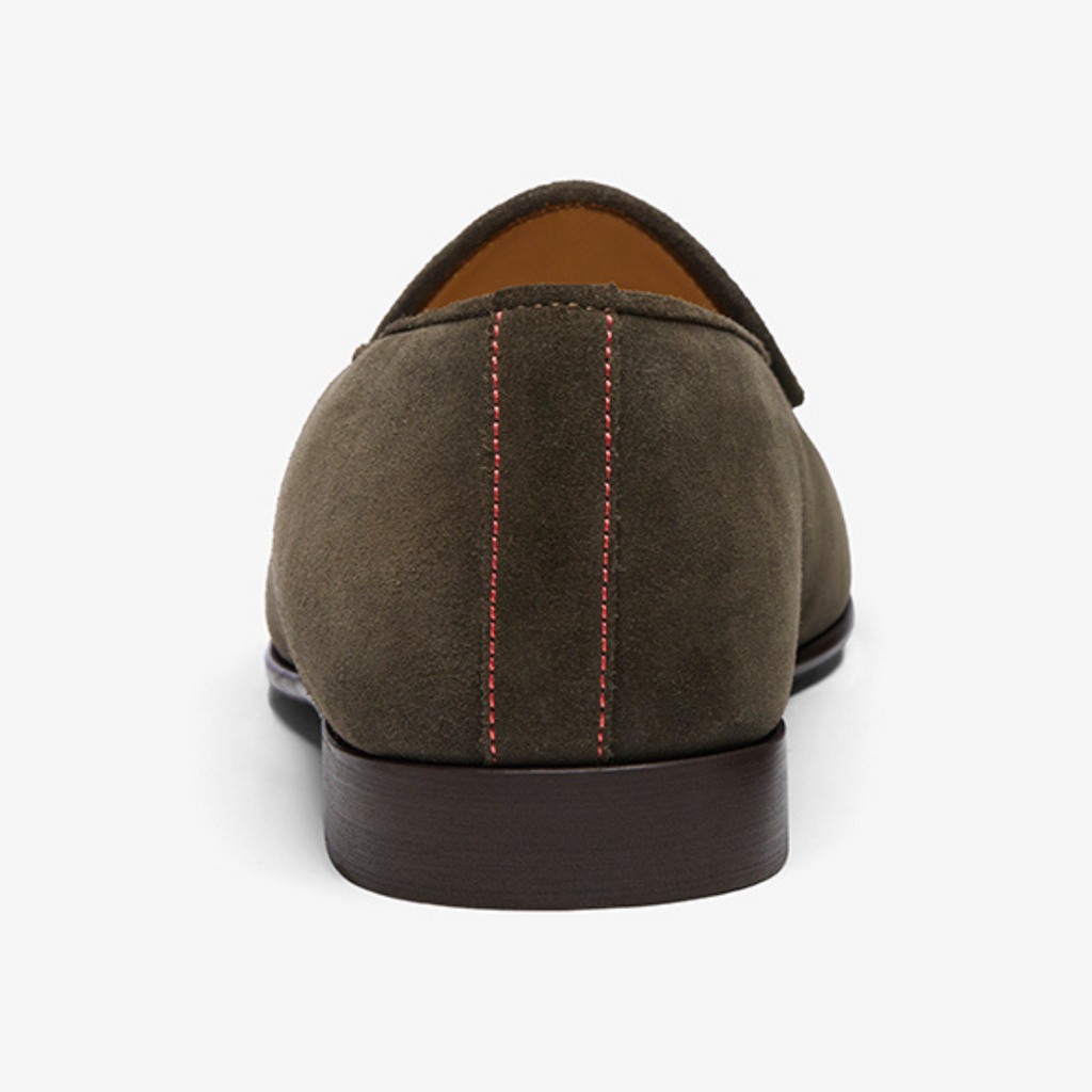 Men's Chocolate Suede Milano Loafer