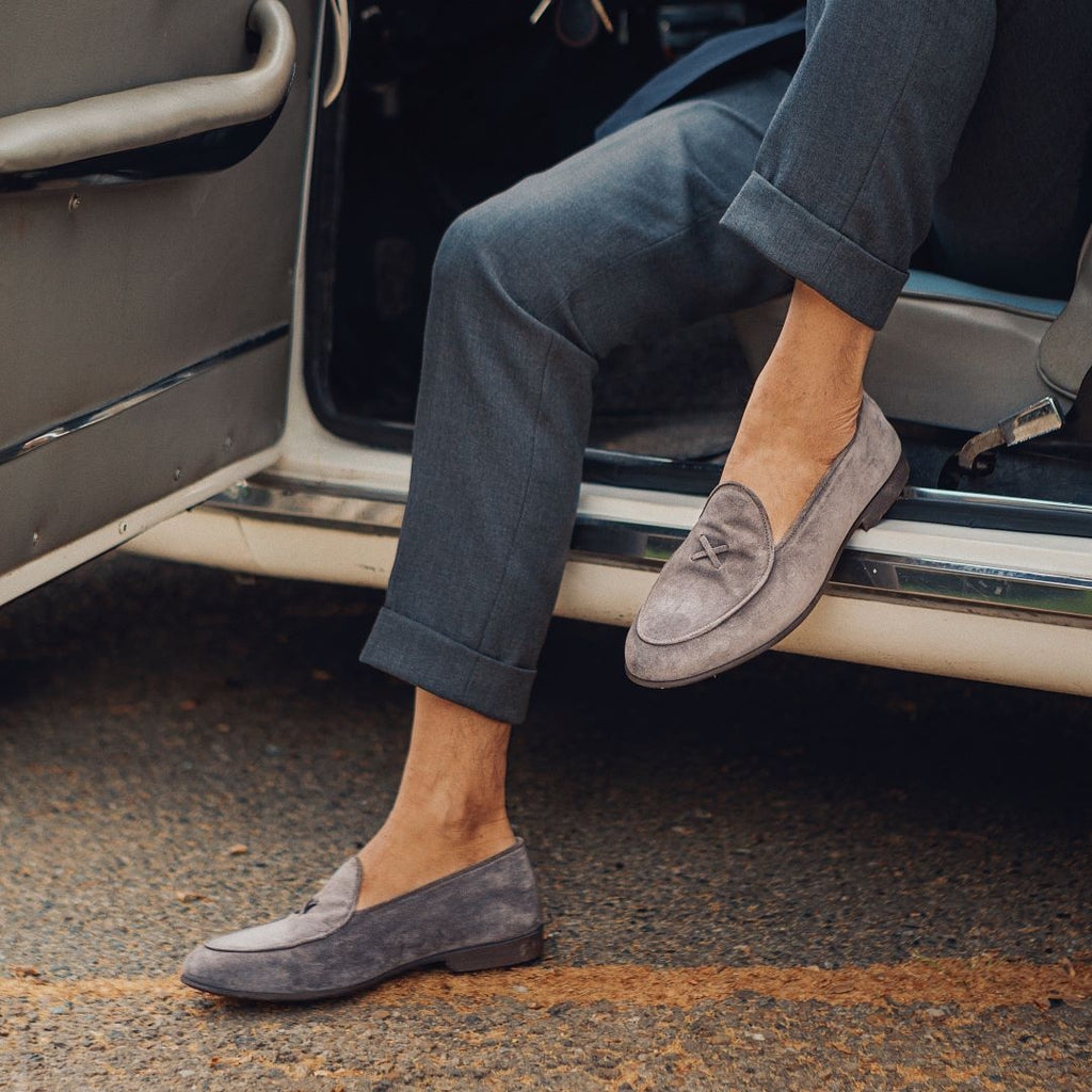 Men's Grigio Suede Milano Loafer