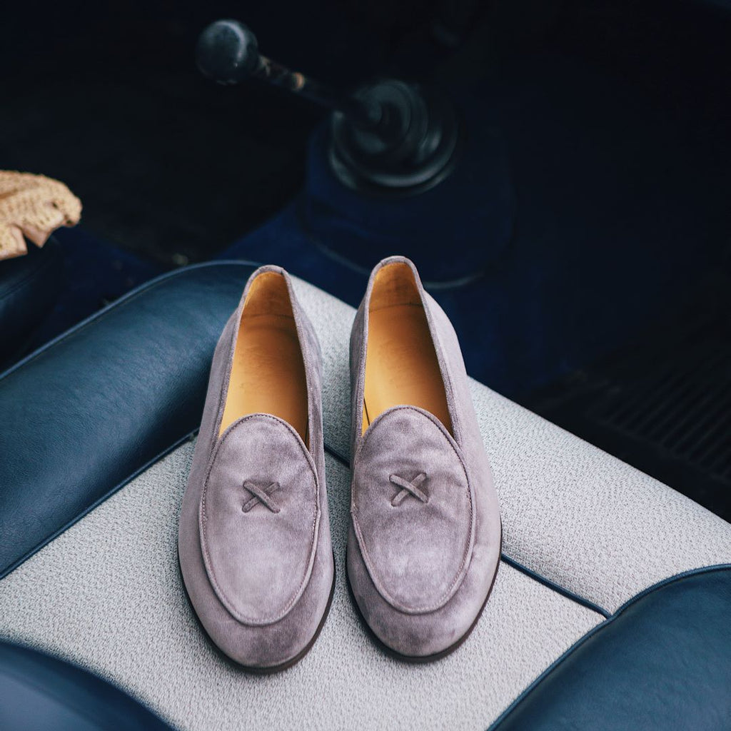 Men's Grigio Suede Milano Loafer