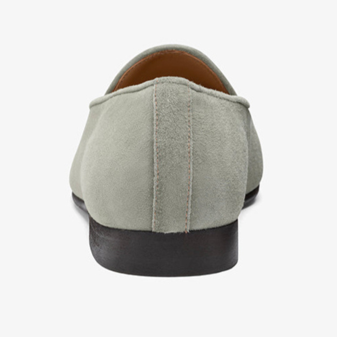 Men's Olive Grey Suede Milano Loafer