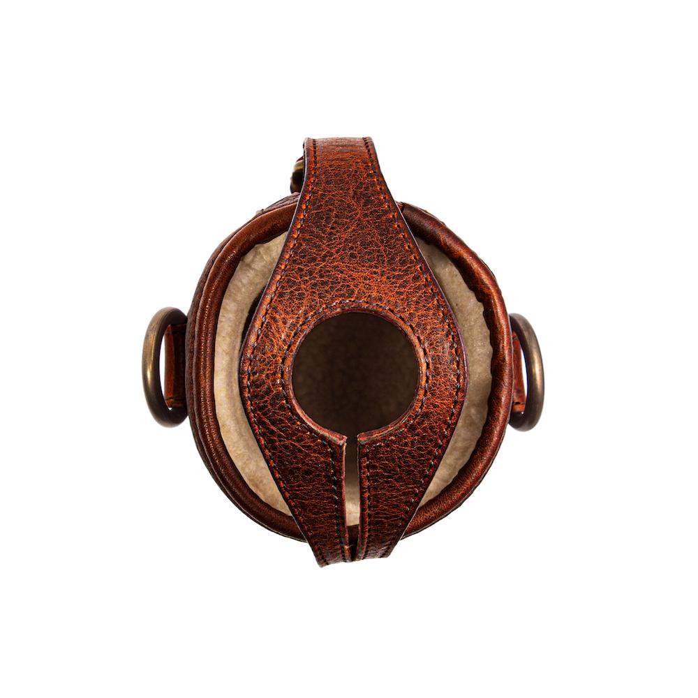 Campaign Leather Wine Tote Carrier