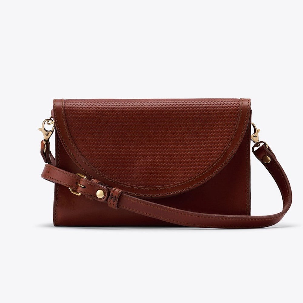 Nisolo Cleo Leather Convertible Crossbody Clutch