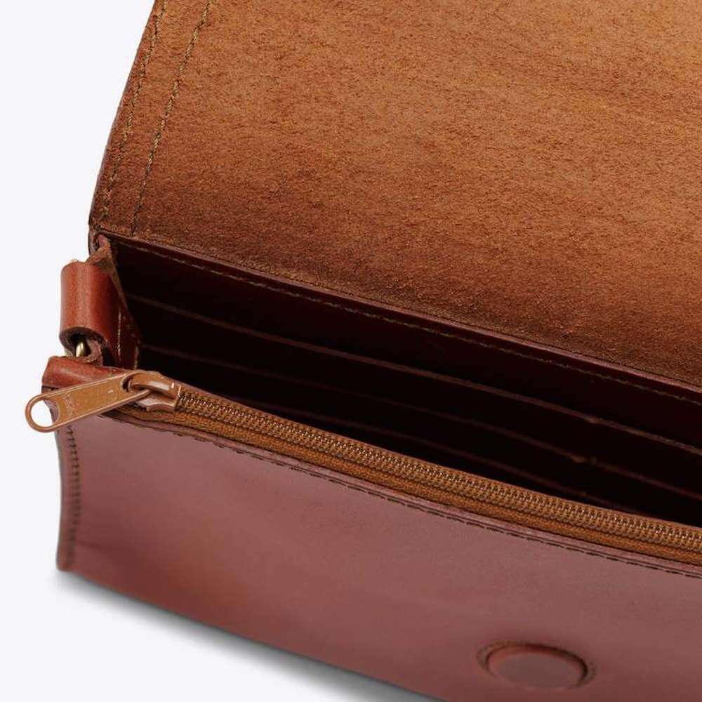 Nisolo Cleo Leather Convertible Crossbody Clutch