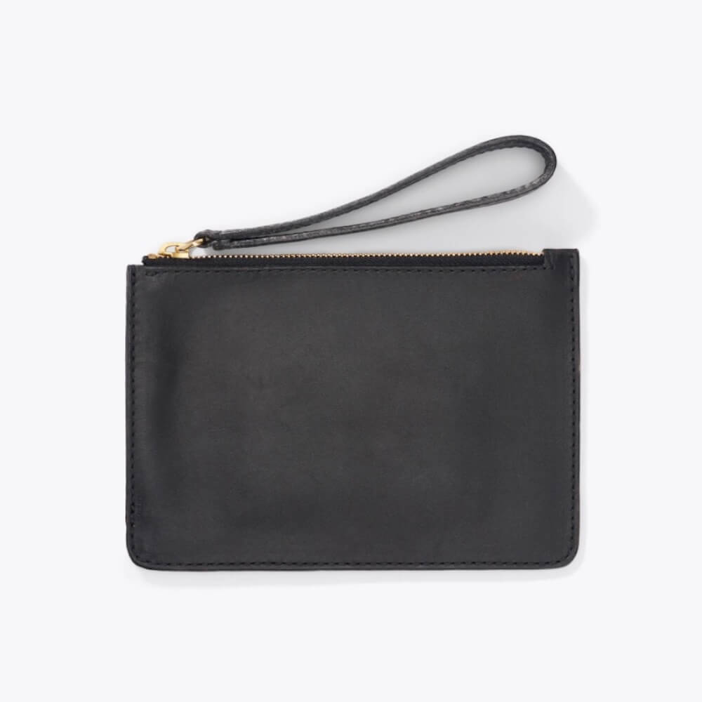 Nisolo Leather Go-To Wristlet Clutch