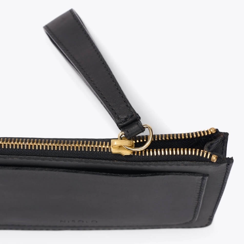 Nisolo Leather Go-To Wristlet Clutch