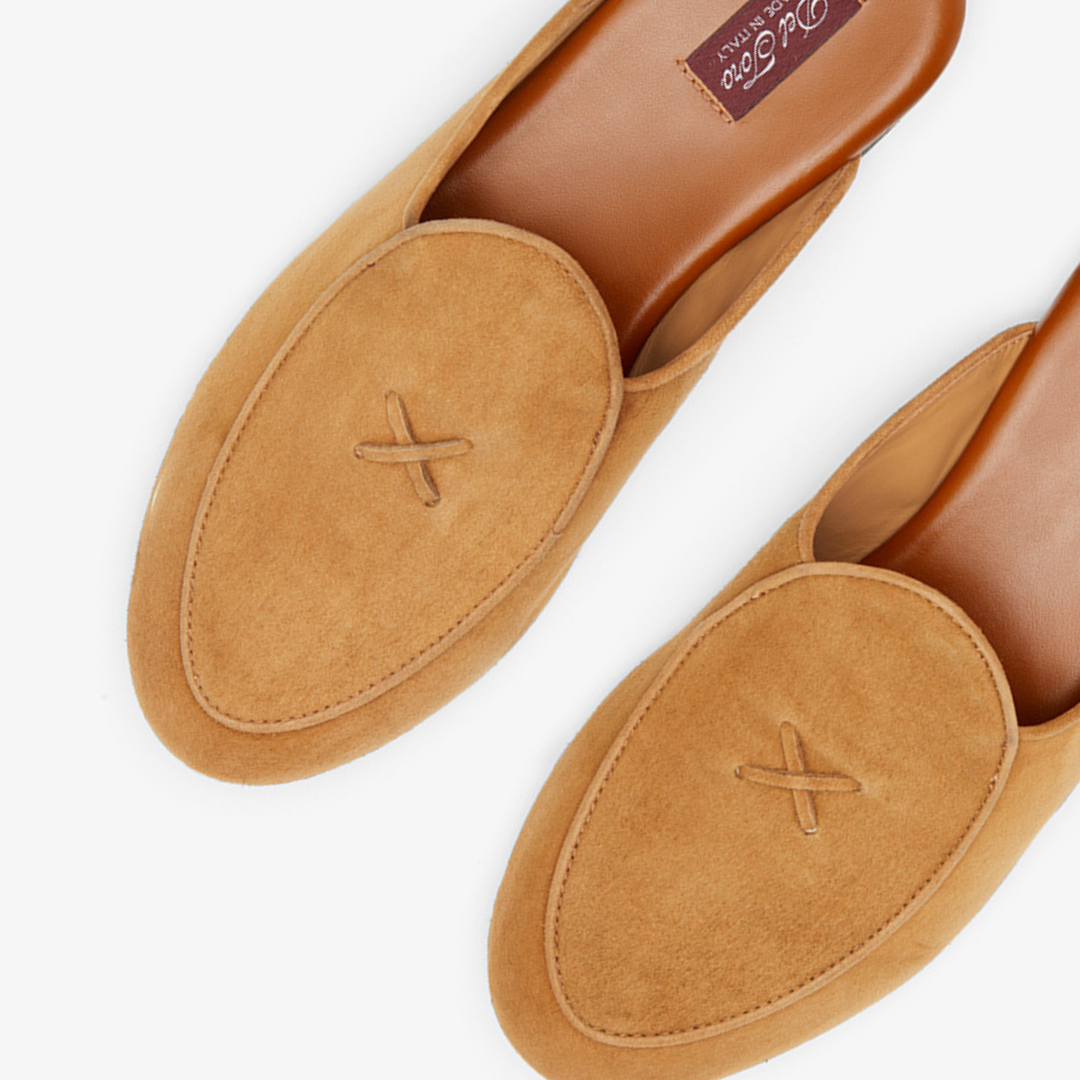 Women's Cognac Suede Milano Mule