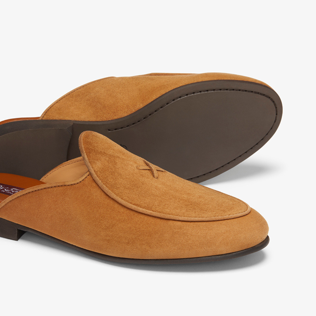 Women's Cognac Suede Milano Mule