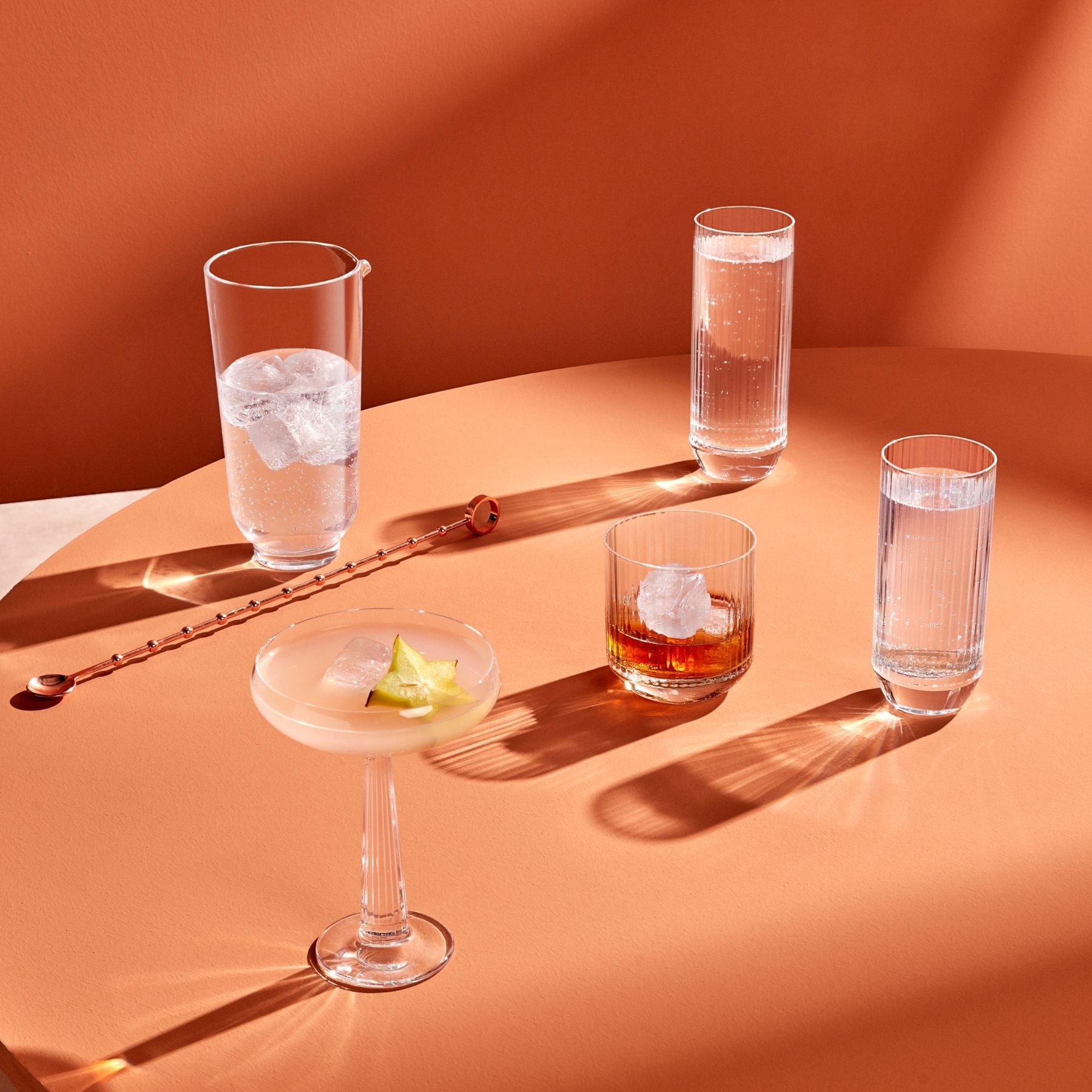 Big Top Set of 4 High Ball Glasses 10 oz