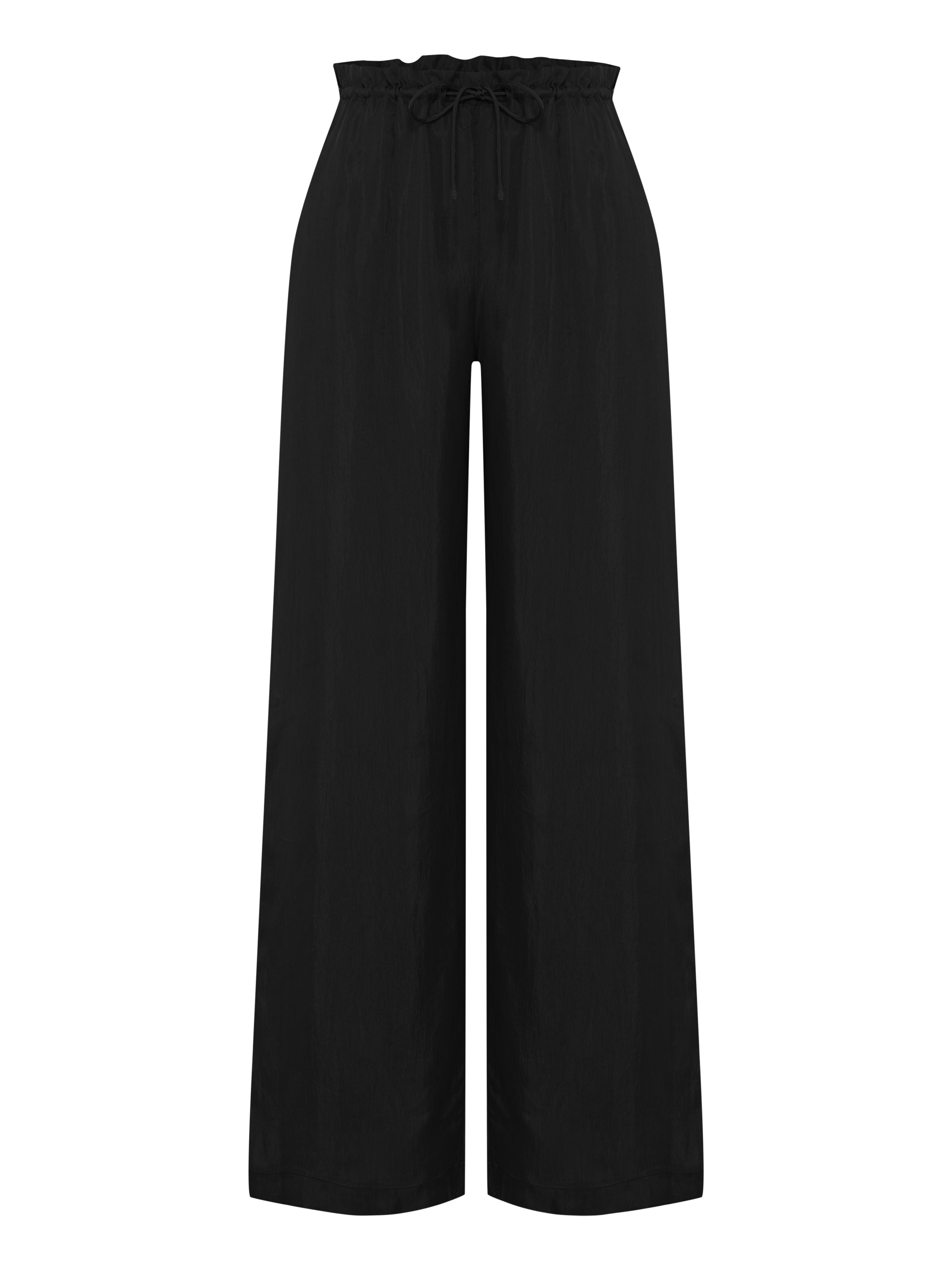 Lucid Flow Tie Pants - Black