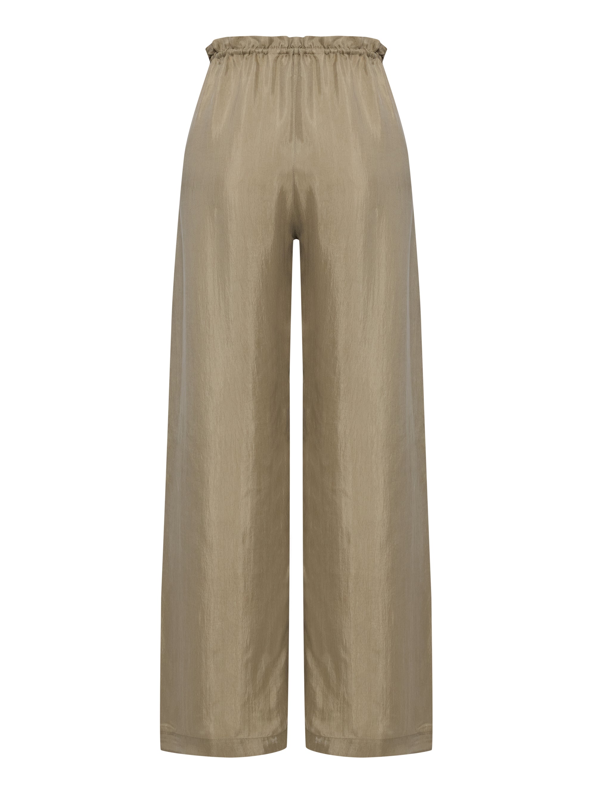 Lucid Flow Tie Pants - Khaki Green