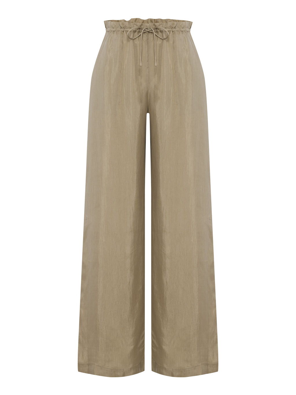 Lucid Flow Tie Pants - Khaki Green