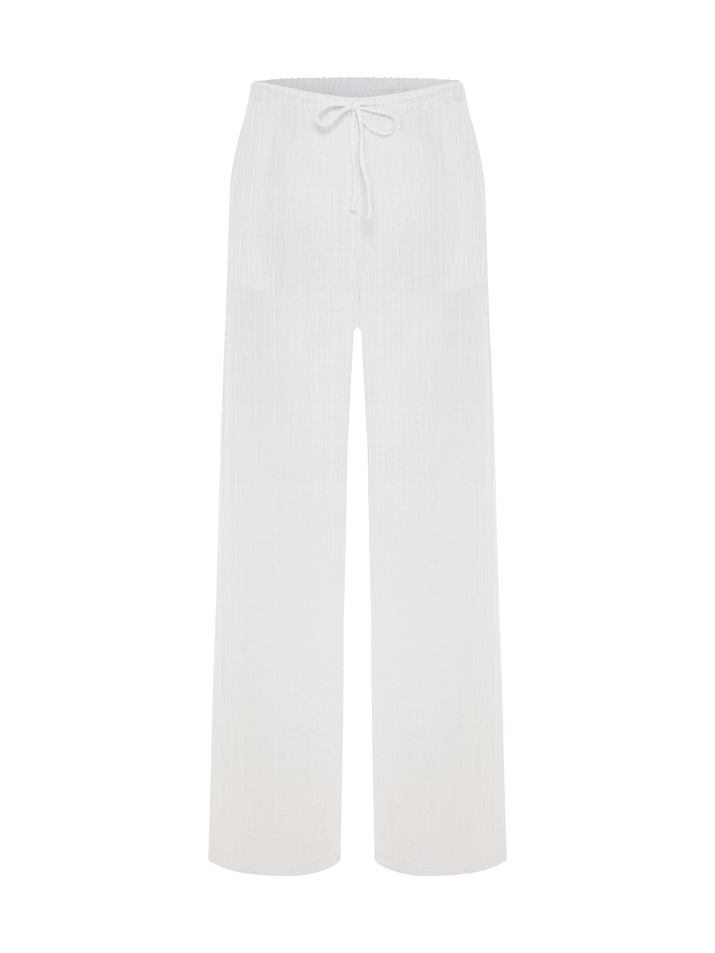 Kaya Drawstring Pants - White
