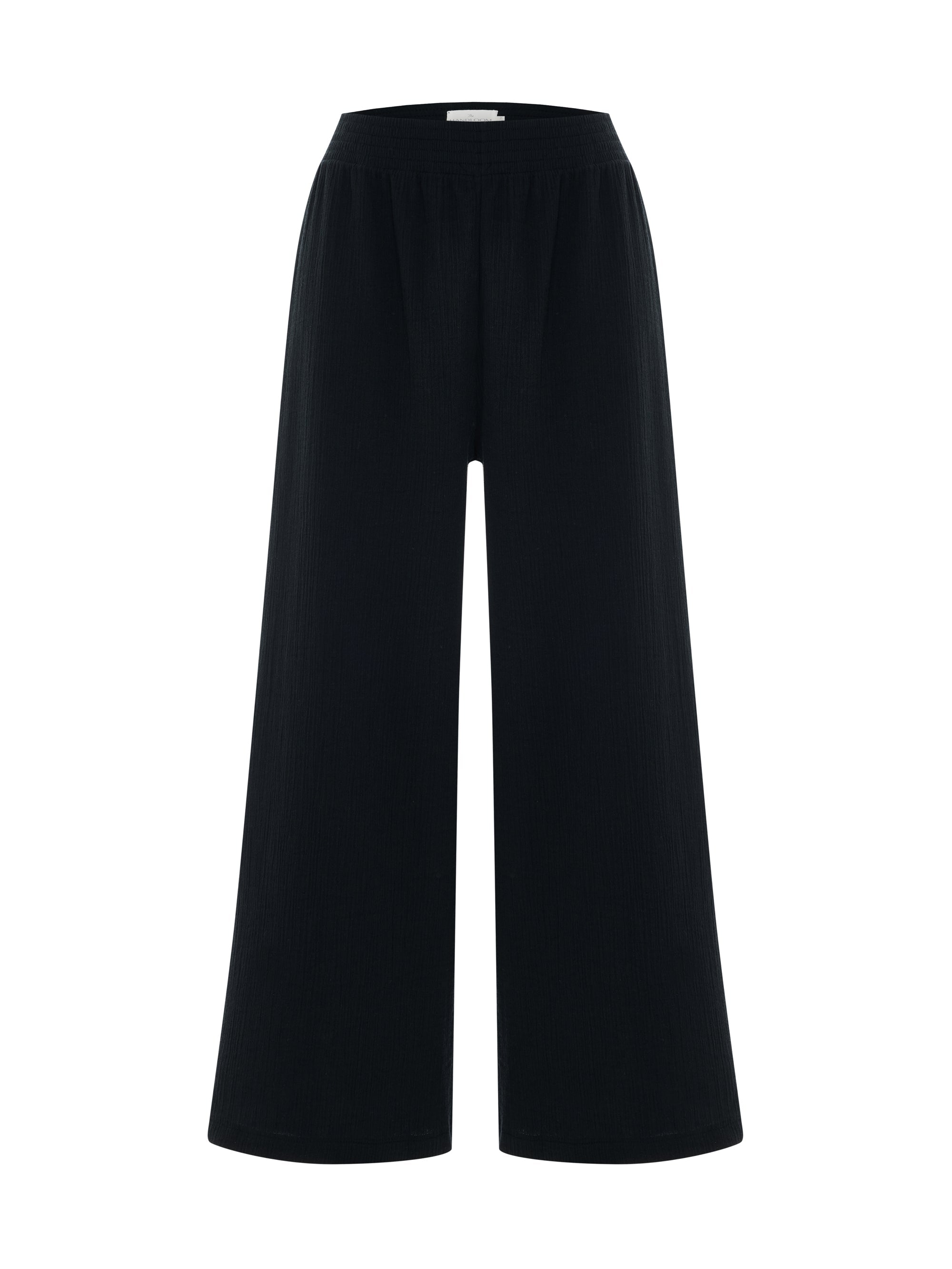 Aura Palazzo Pants - Black