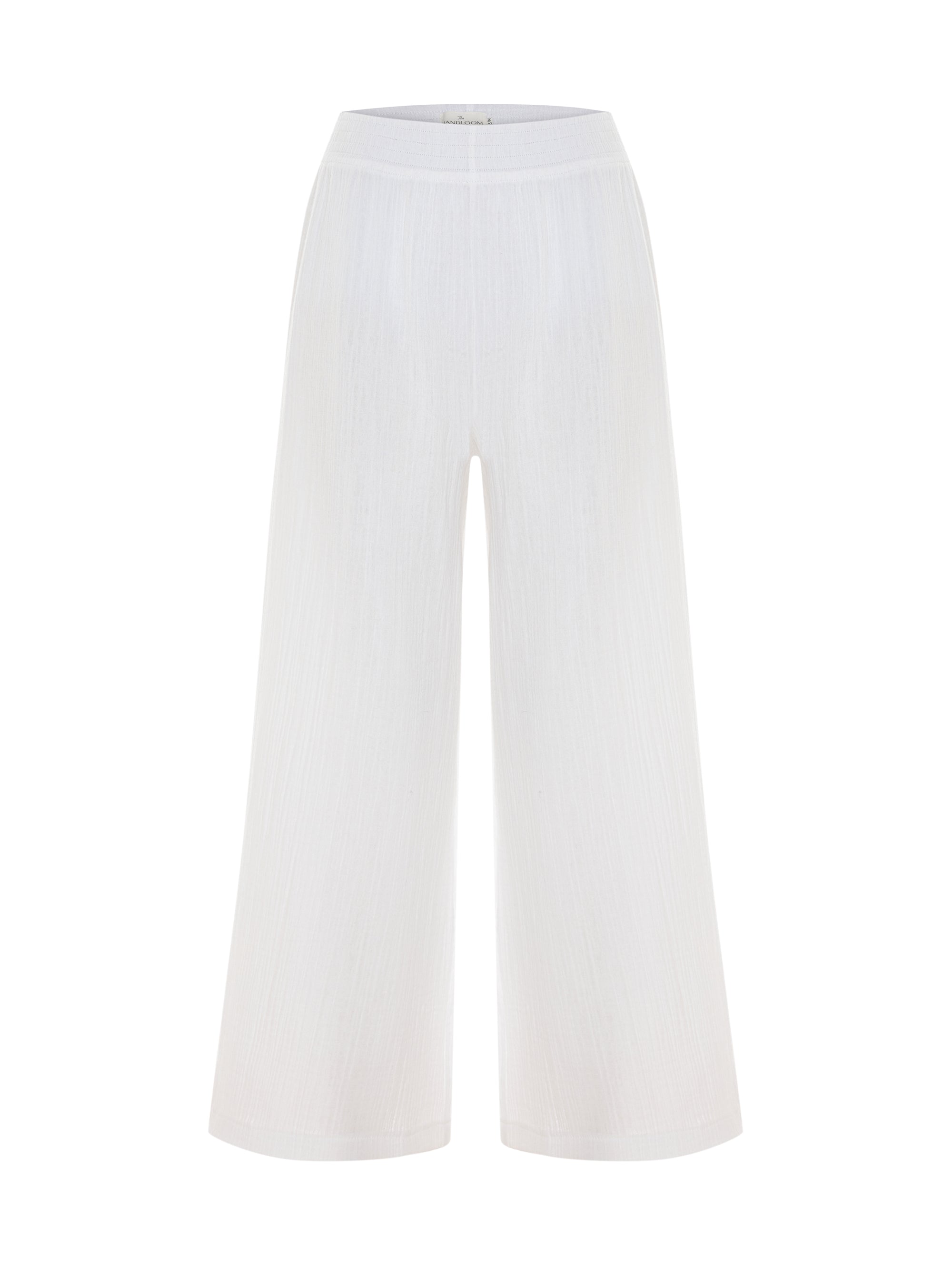 Aura Palazzo Pants - White