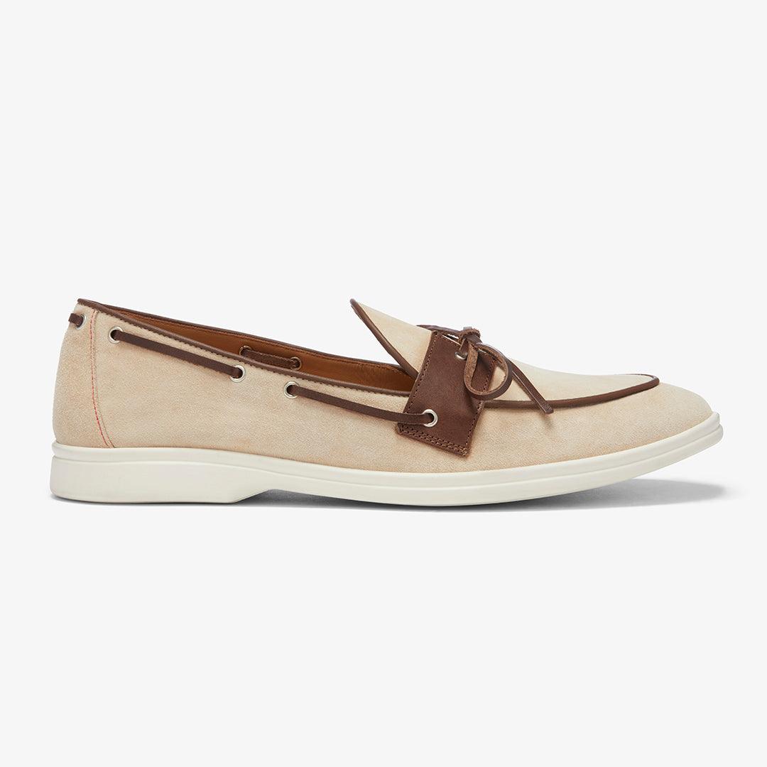 Men's Sandstone Suede Barca Yacht Loafer