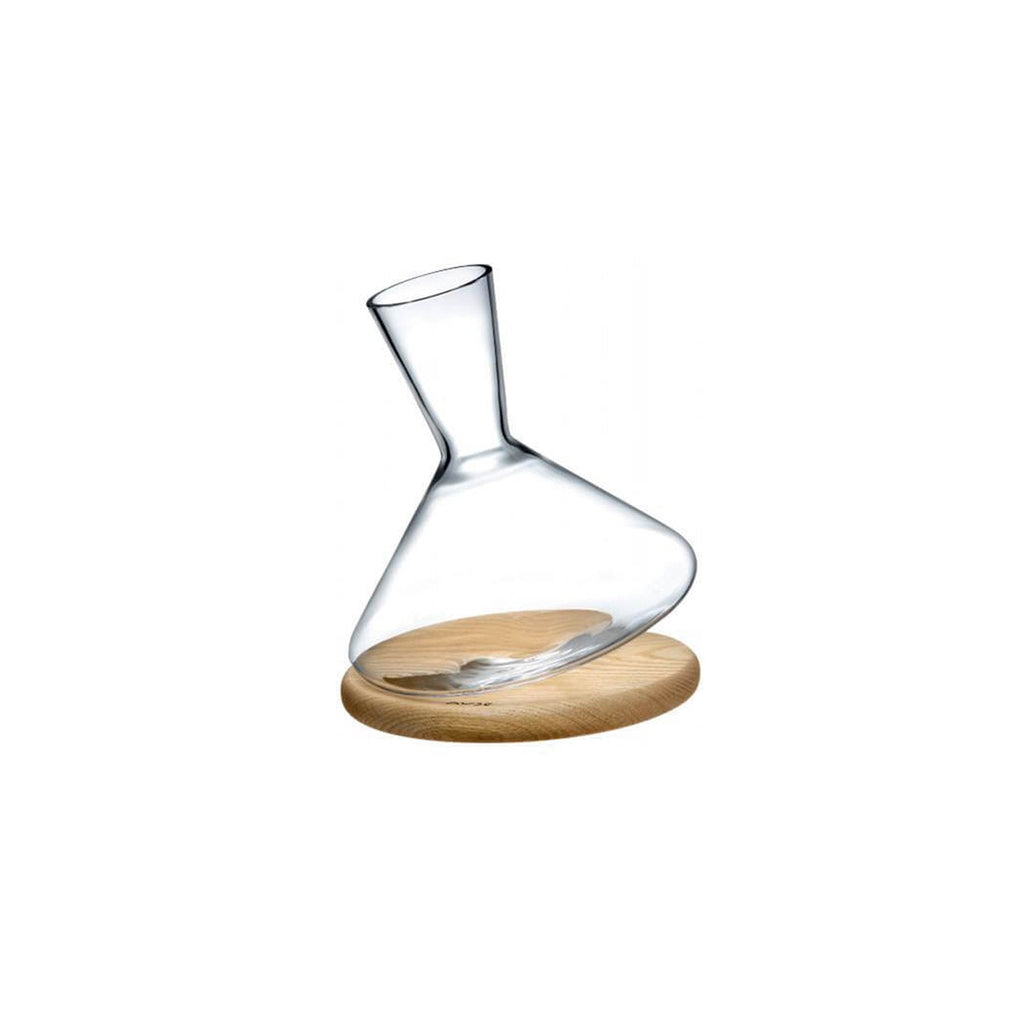 Balance Wine Decanter With Wooden Base