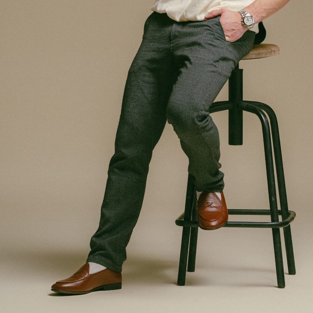 Men's Light Brown Leather Milano Loafer