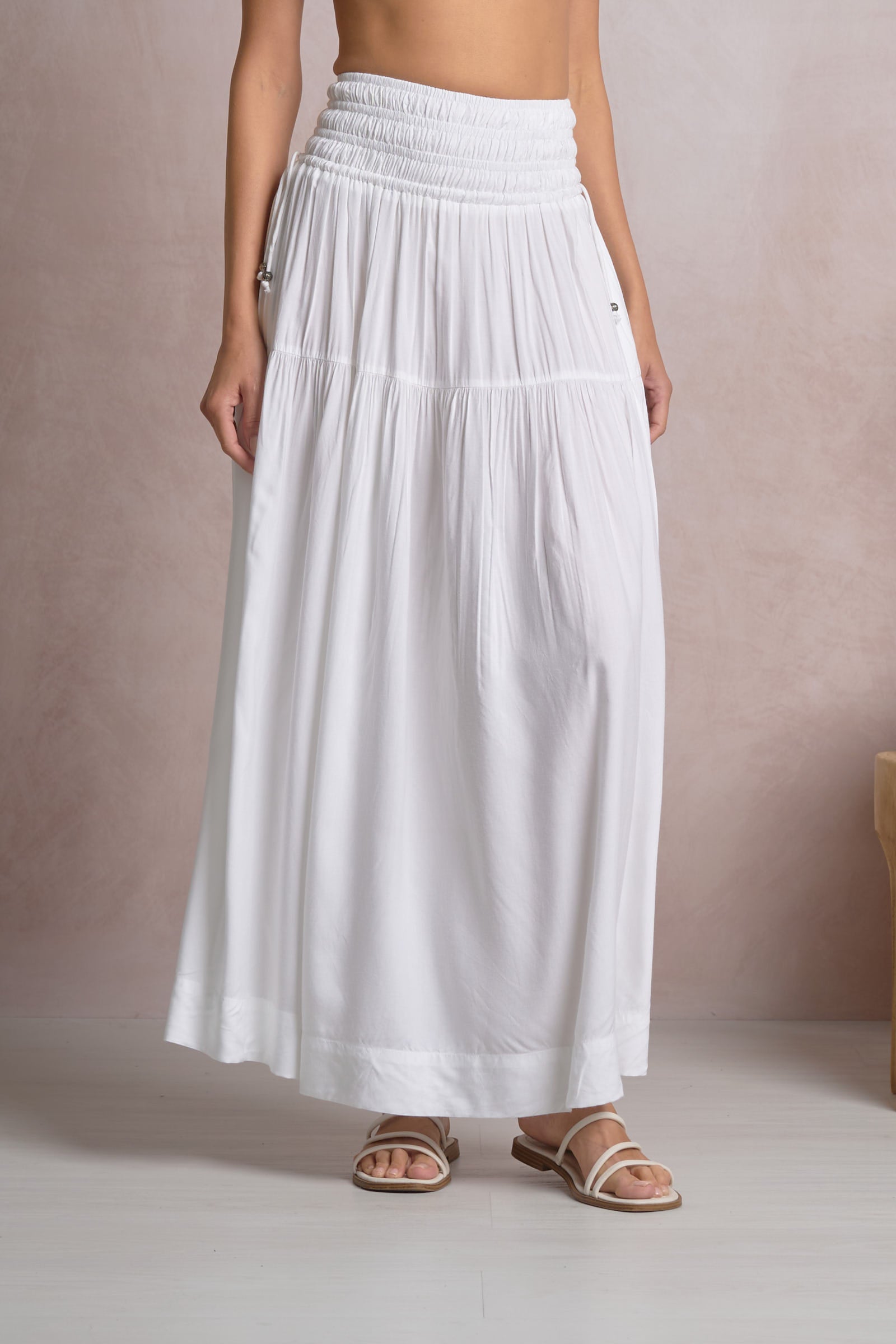 Rory Skirt White