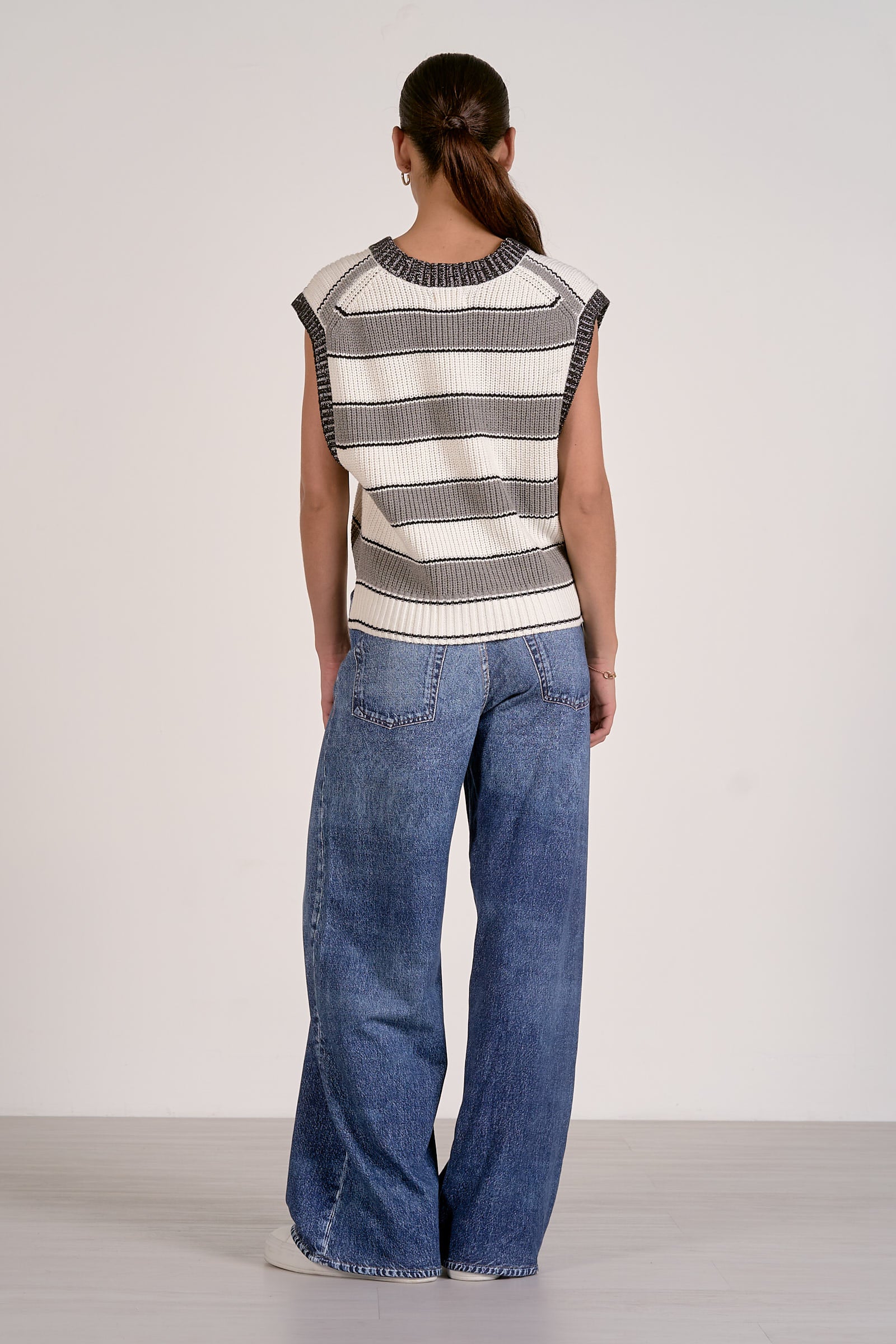 Slate Sleeveless Sweater