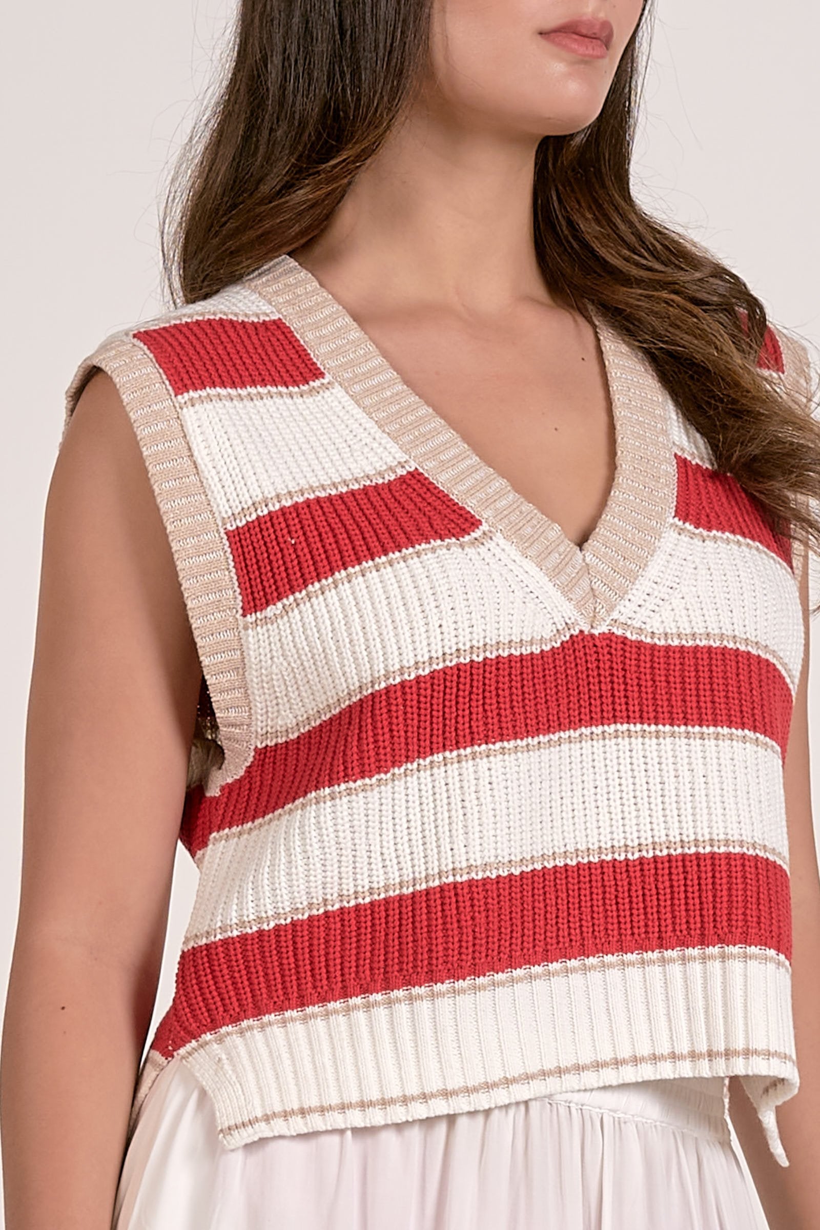 Slate Sleeveless Sweater