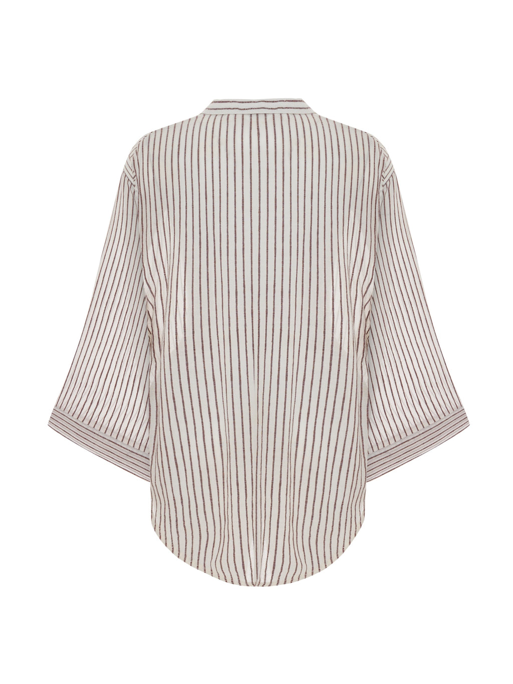 Sade Top - Burgundy Stripes