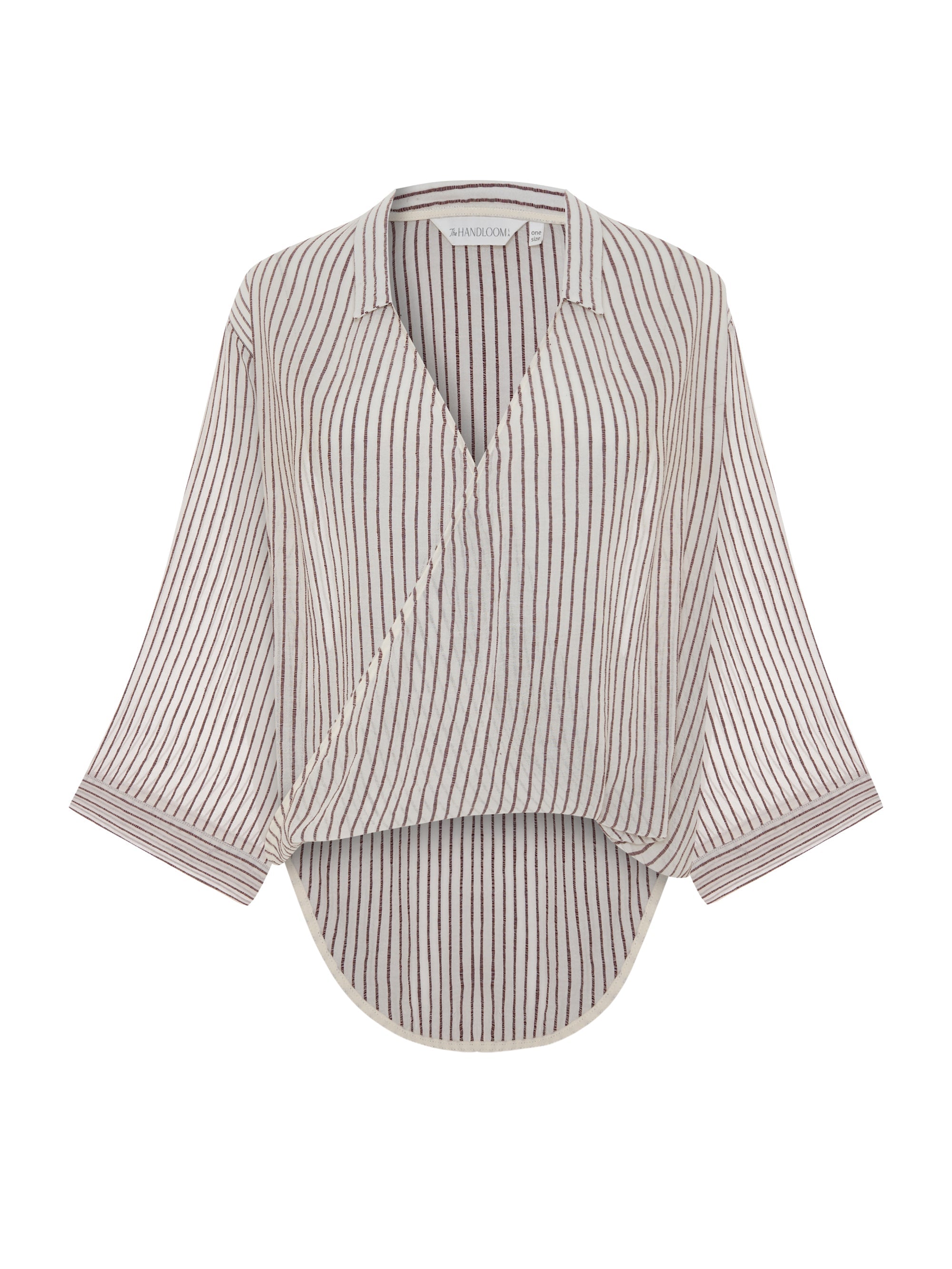 Sade Top - Burgundy Stripes