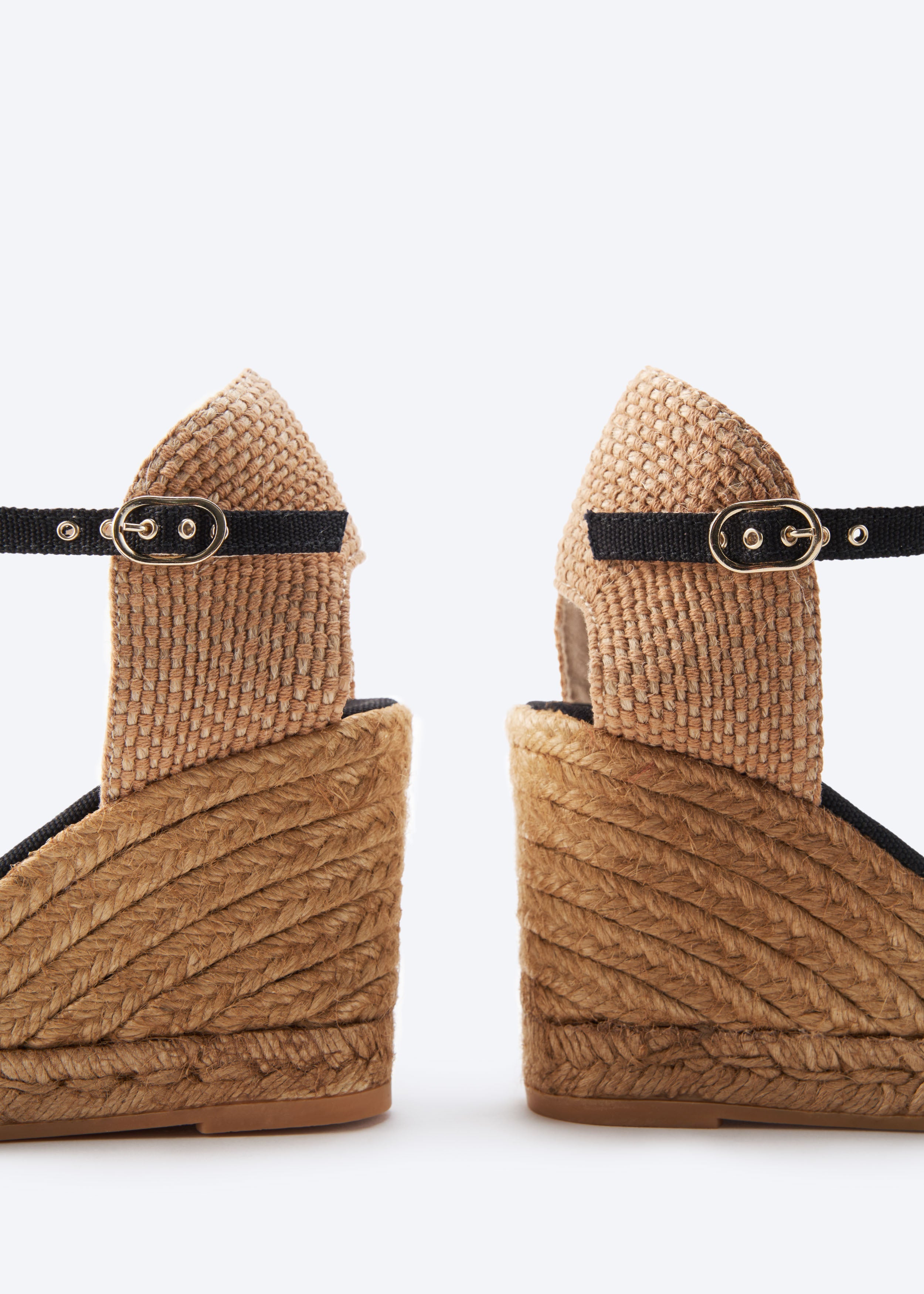 Satuna Canvas Espadrille Wedges