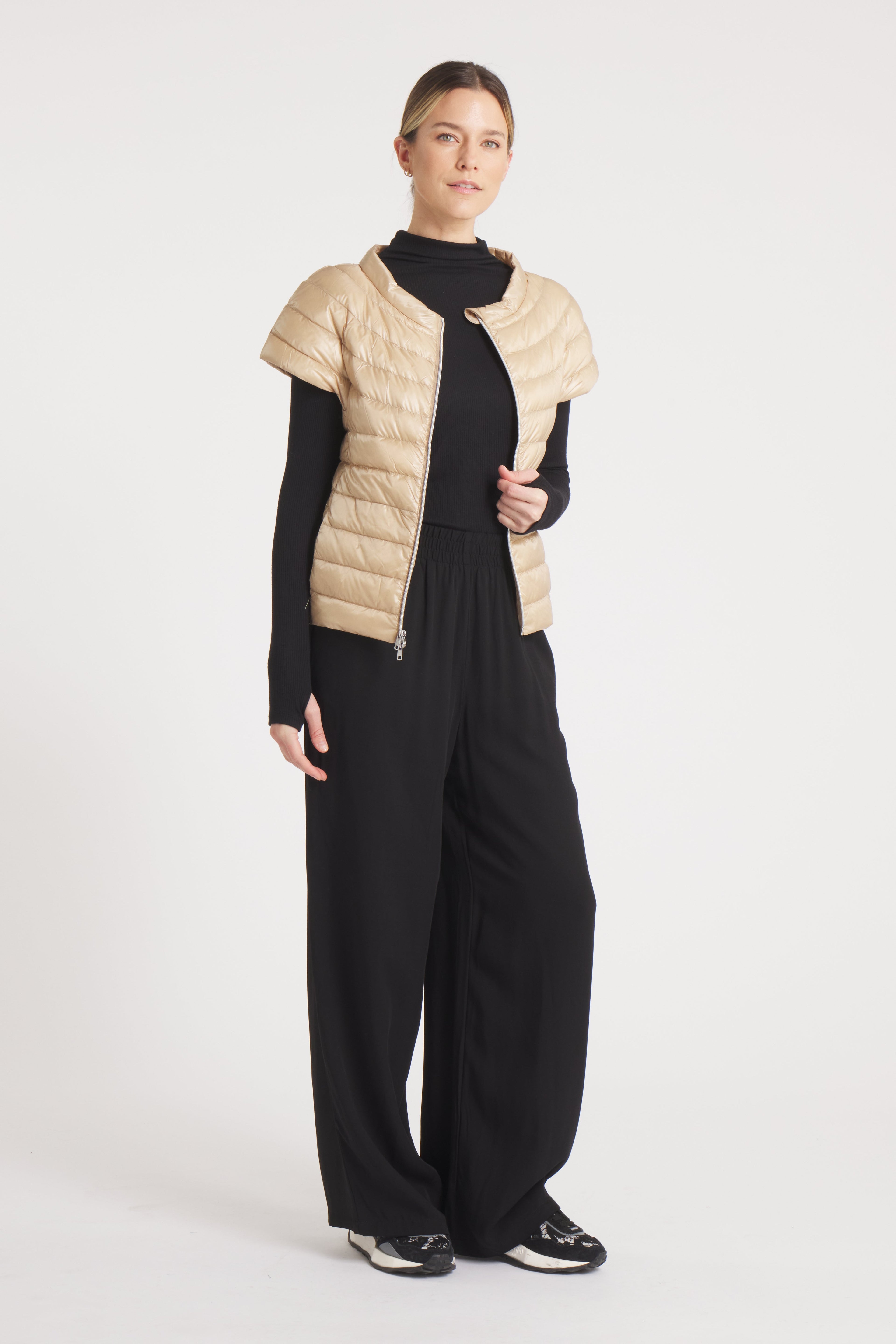 The St Ives | Down Vest | Camel