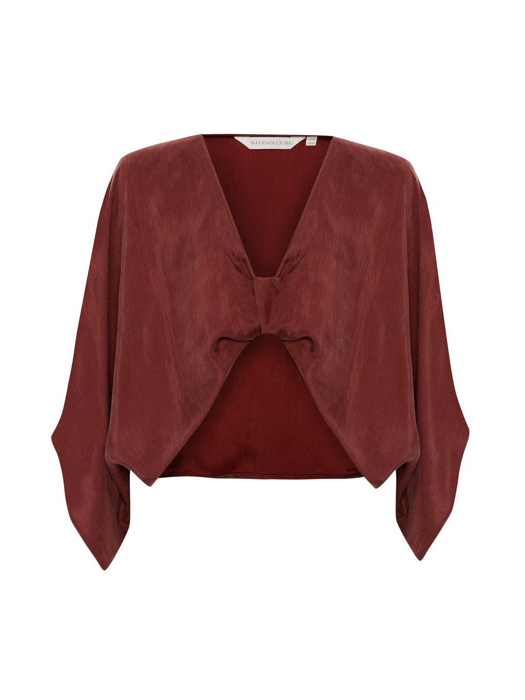 Lucid Knot Top - Burgundy