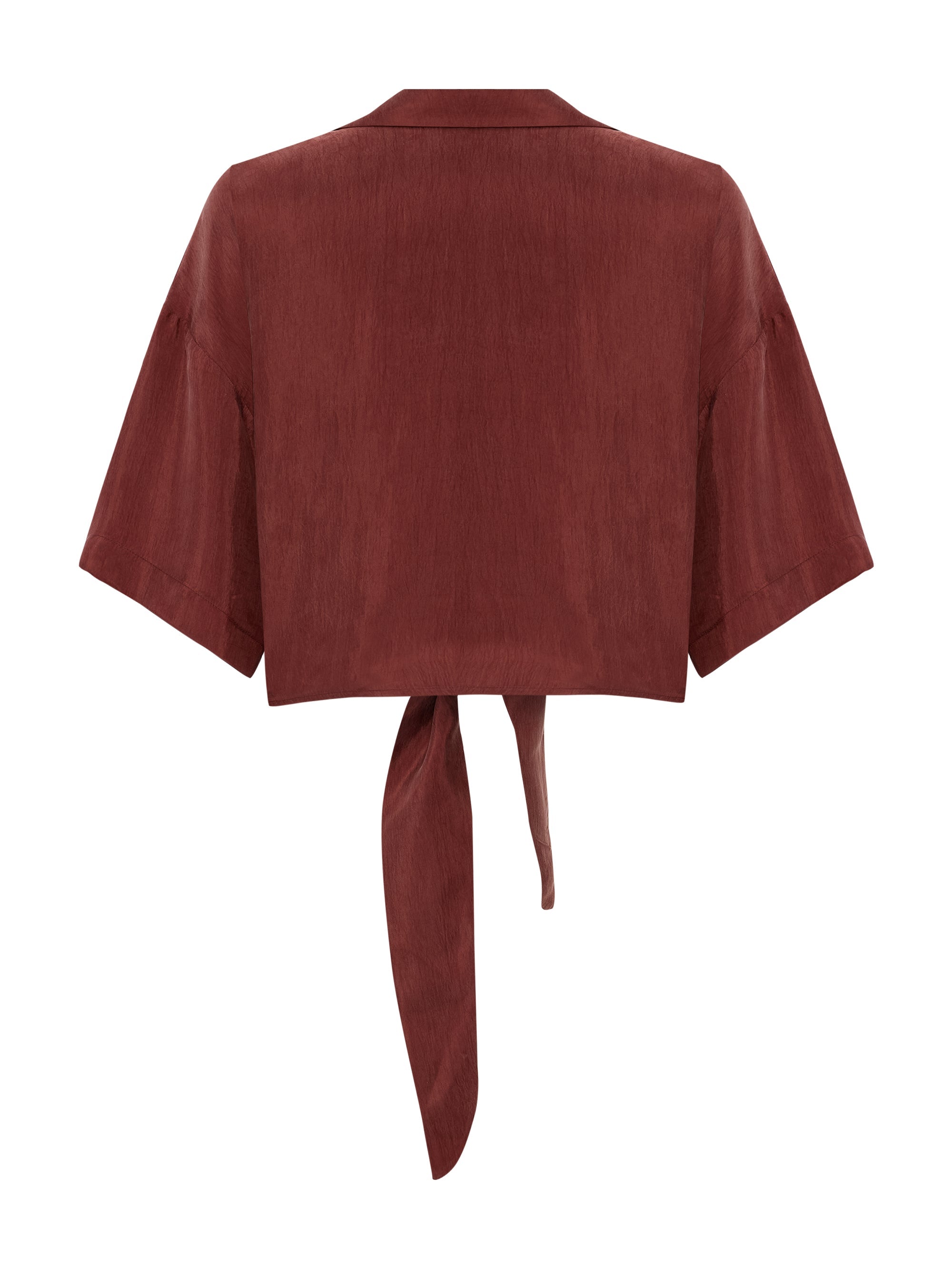 Lucid Tie Shirt - Burgundy