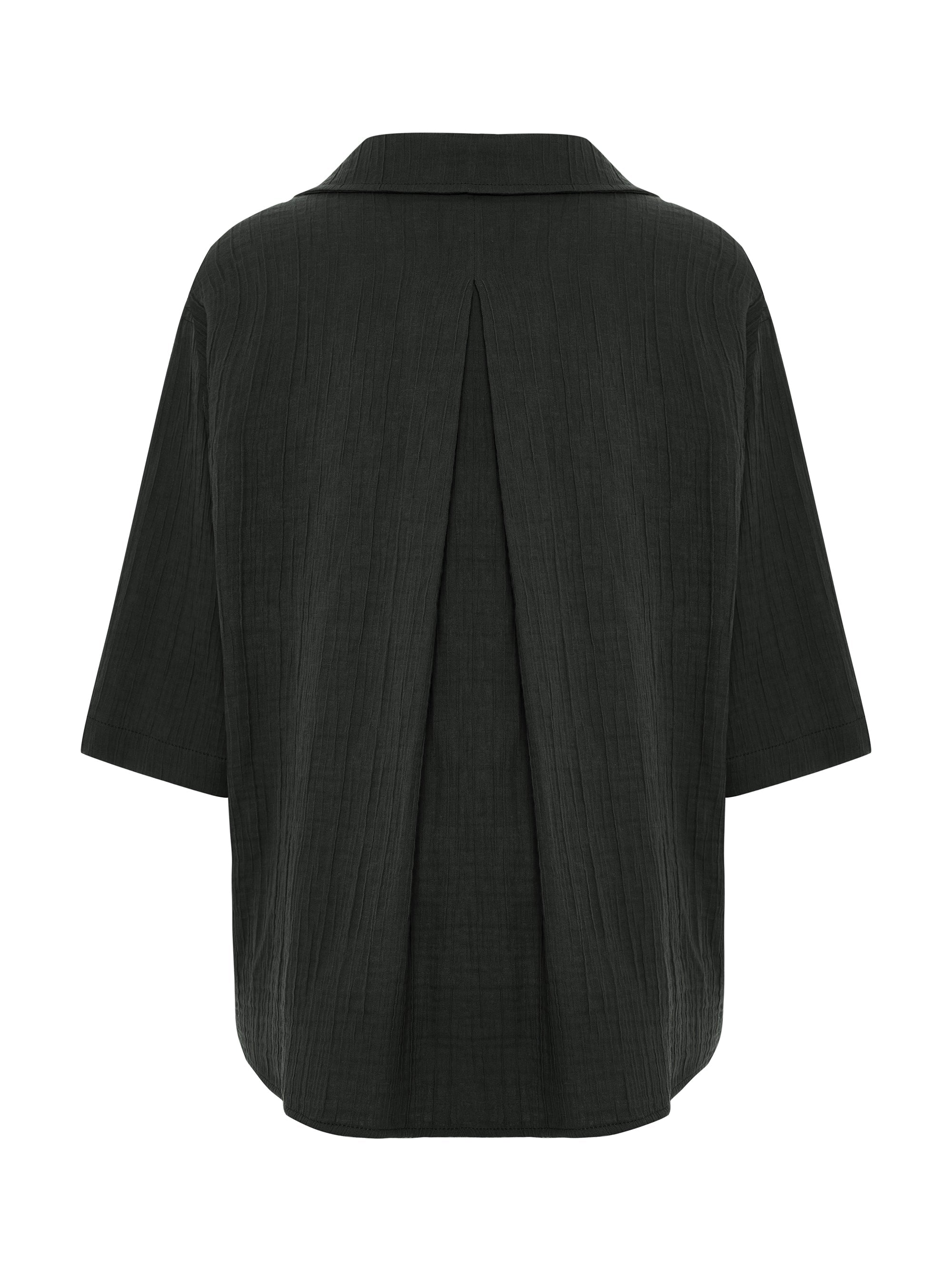 Kaya Boyfriend Shirt - Charcoal