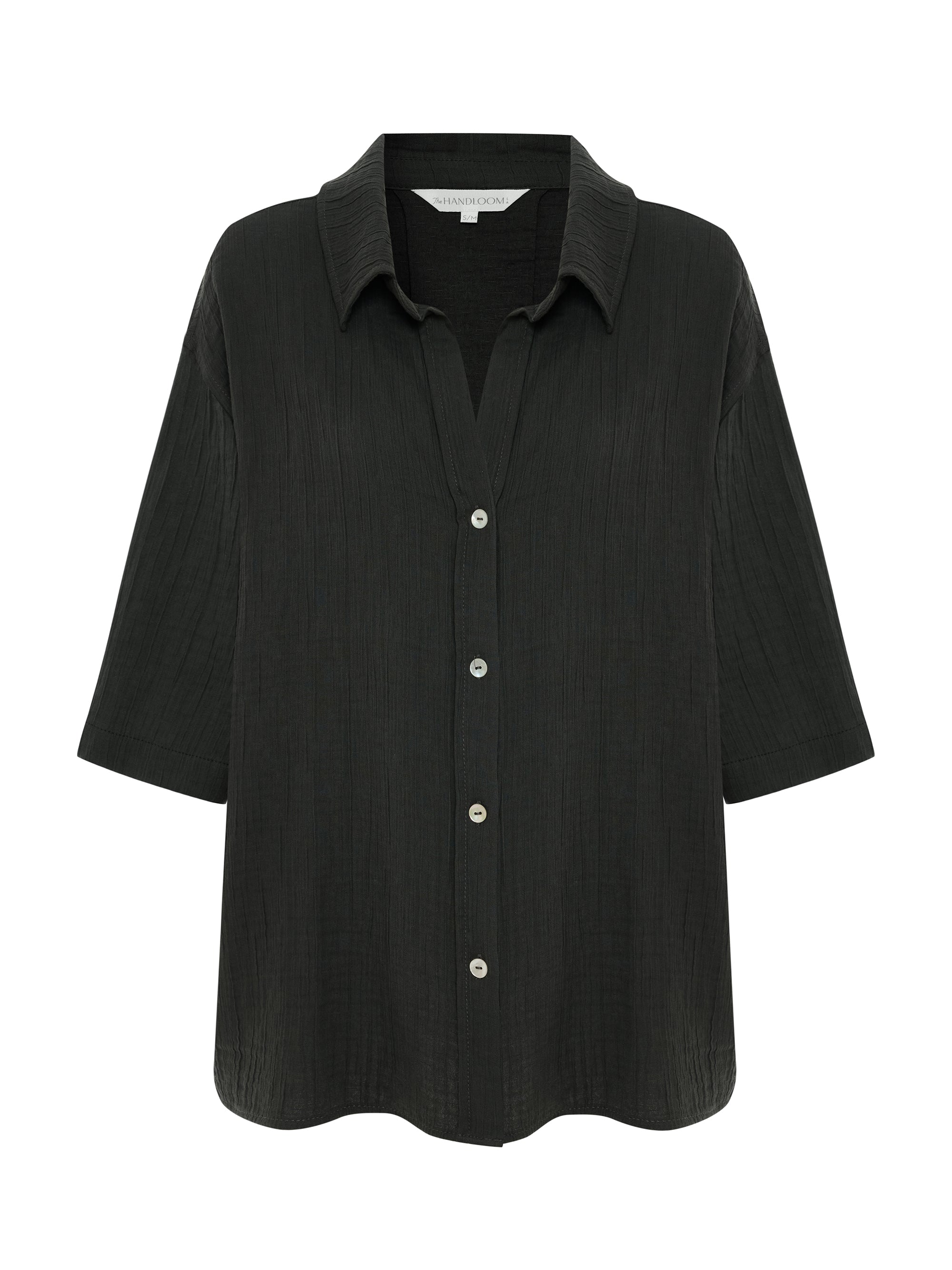 Kaya Boyfriend Shirt - Charcoal