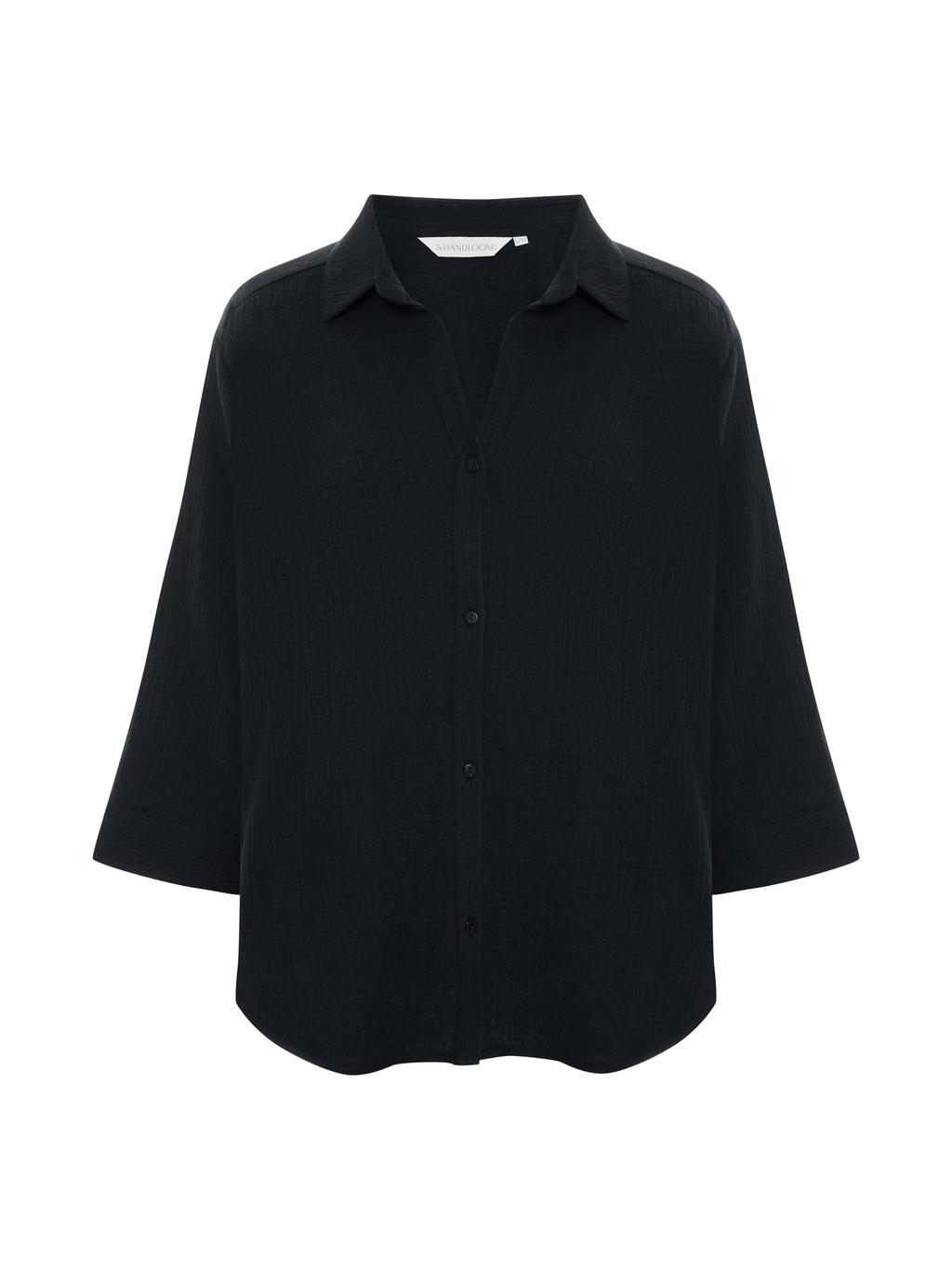 Aura Maxi Shirt - Black